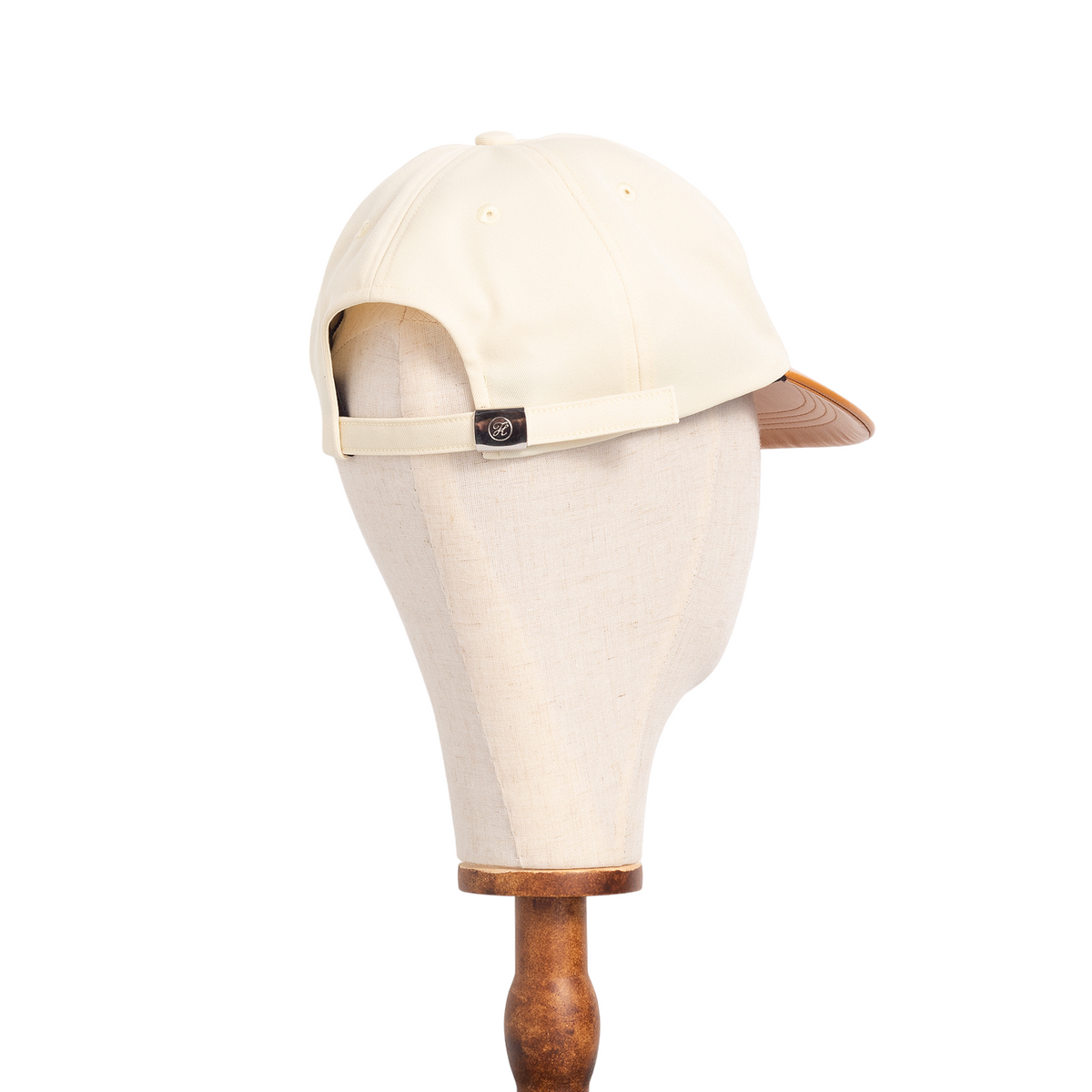 KIJIMA TAKAYUKI] POLY & LEATHER 6PANEL CAP _ CREAM – MAILLOT