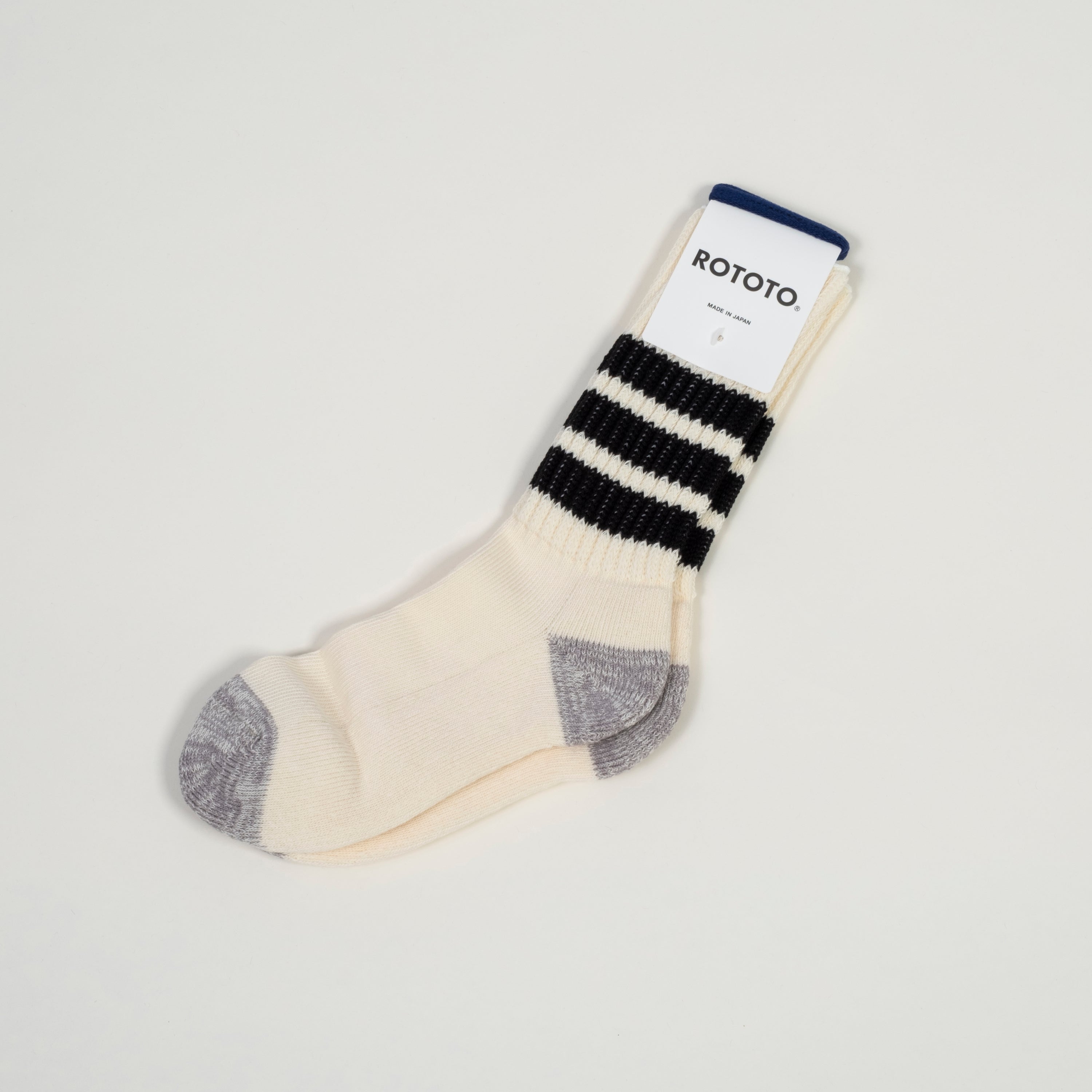 [ROTOTO] R1255 COARSE RIBBED _ BLACK