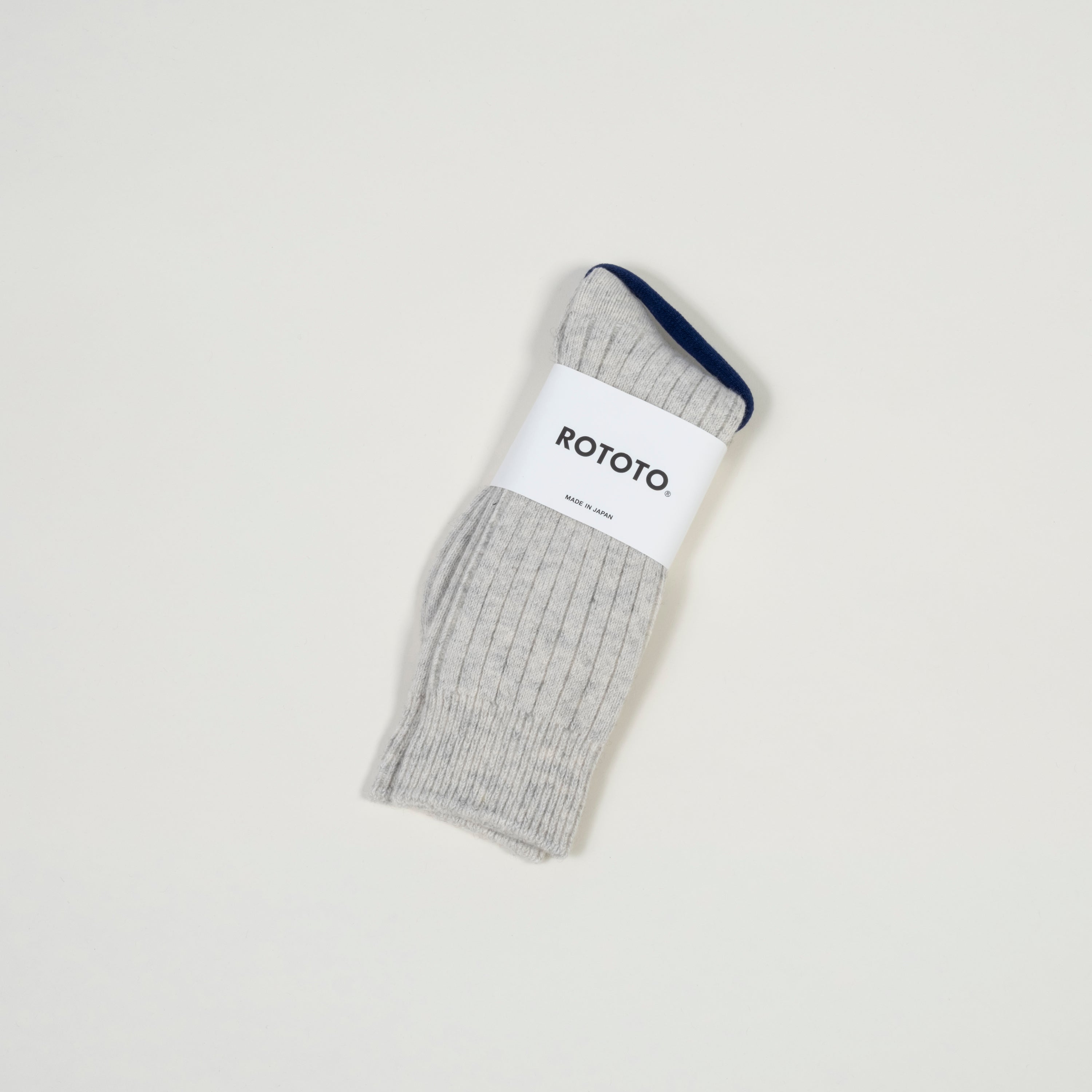 [ROTOTO] R1327 COTTON WOOL _ ASH GREY