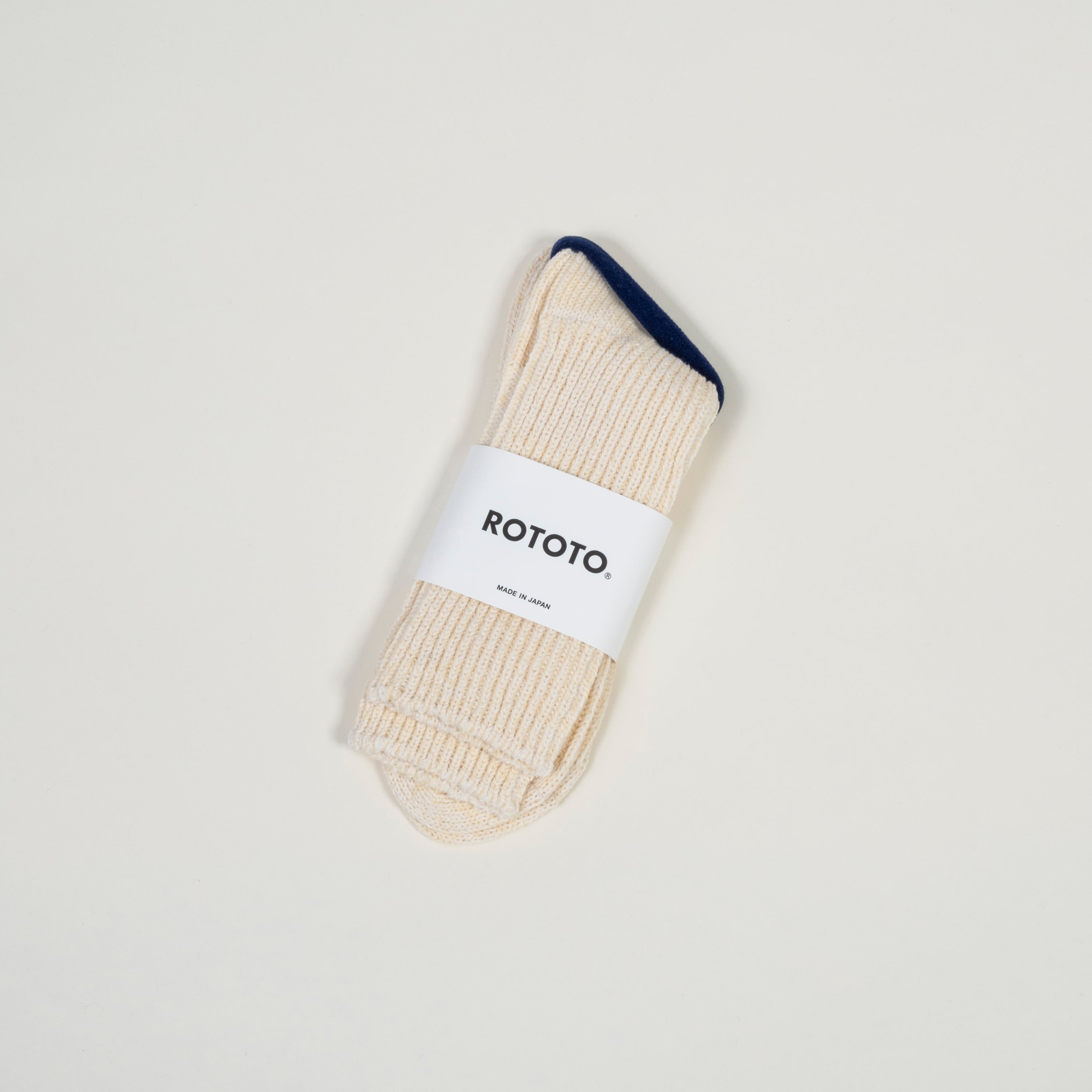 [ROTOTO] R1538 RECYCLED COTTON _ RAW WHITE
