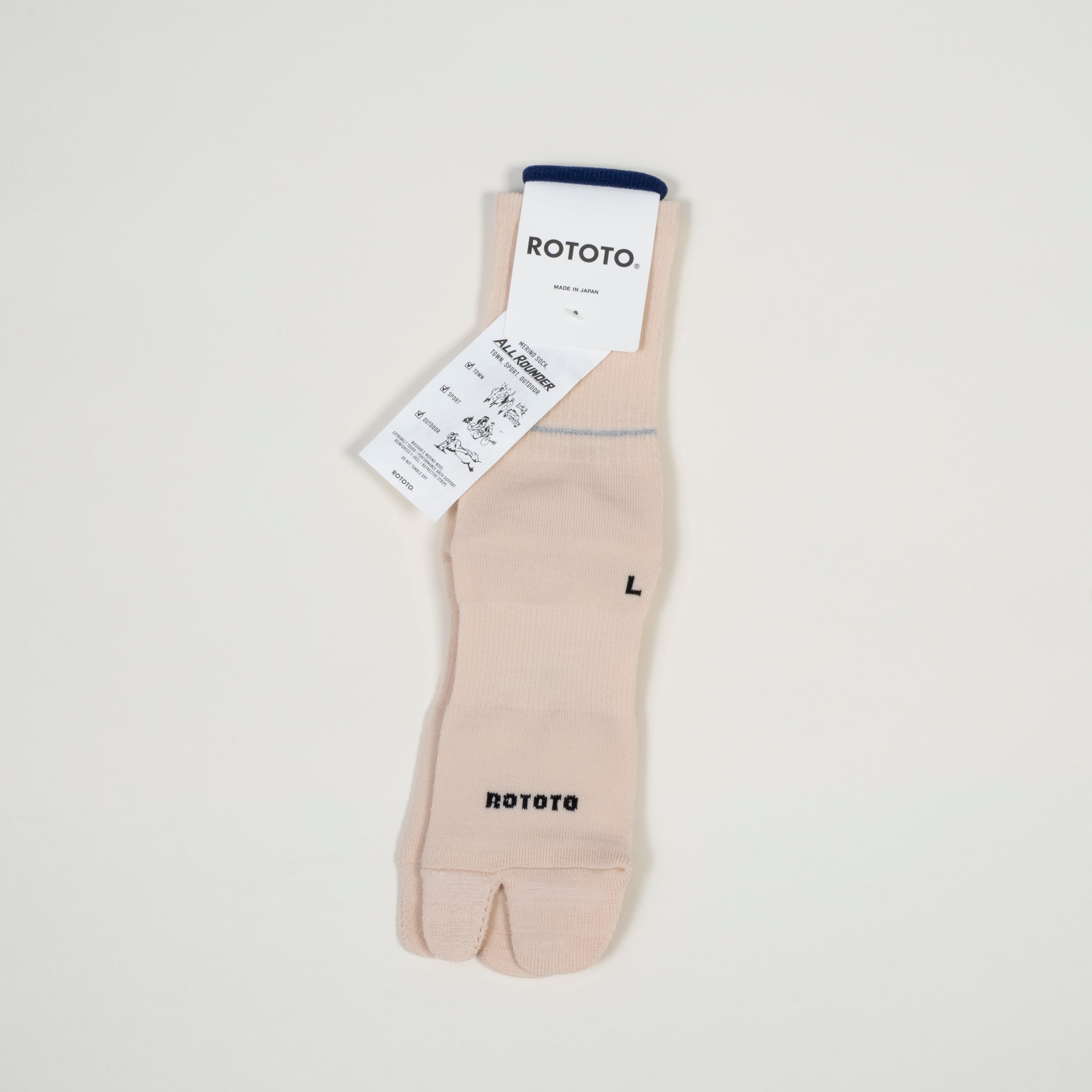 [ROTOTO] R1556 ALLROUNDER MERINO _ RAW WHITE