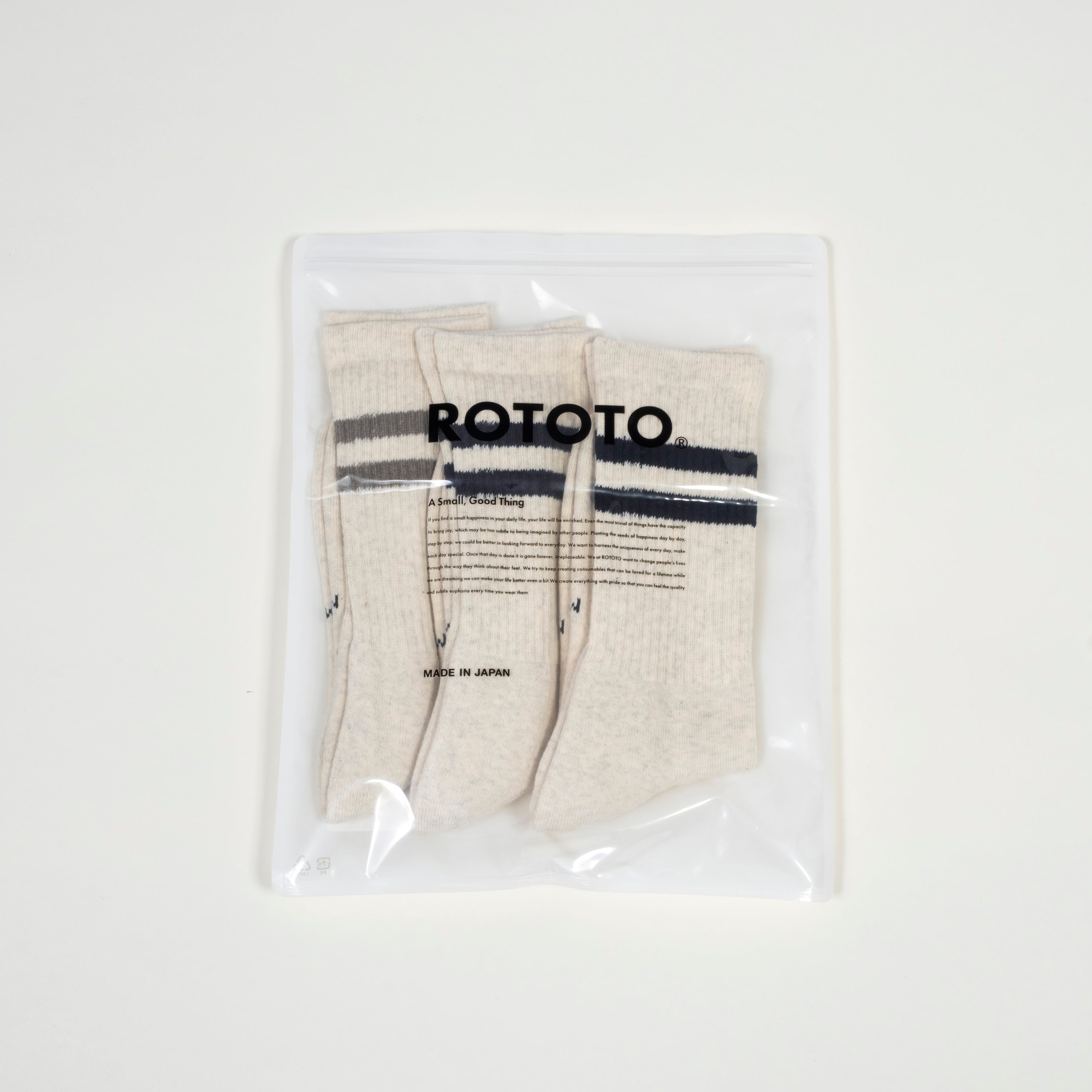 [ROTOTO] R1575 CLASSIC ATHLETIC _ GRY/CCL/BLK