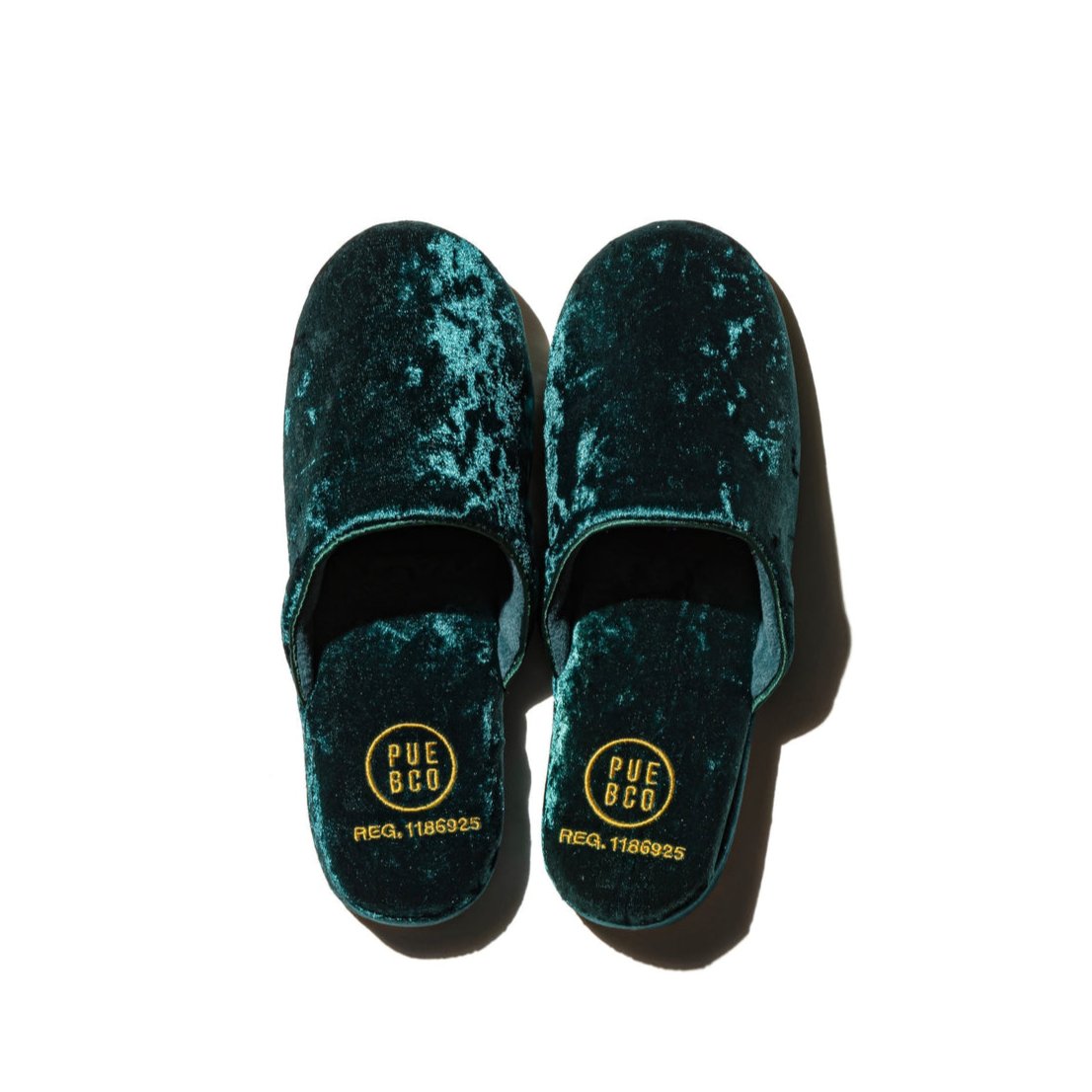 [PUEBCO] VELVET SLIPPER _ GREEN