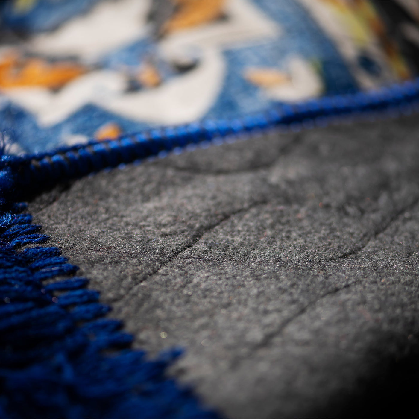 [PUEBCO]  NDIAN FESTIVAL RUG _ BLUE