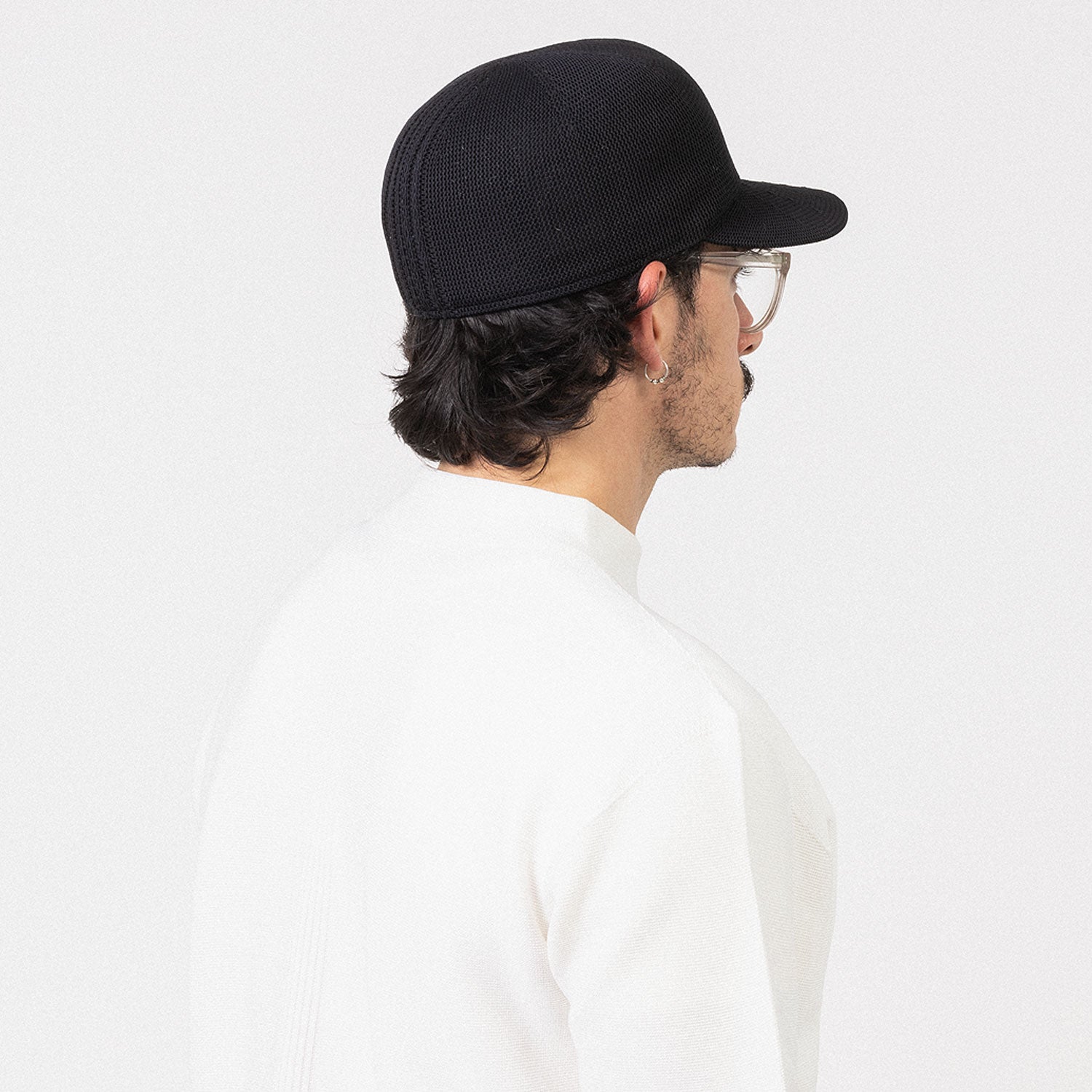 CFCL【MESH KNIT HAT】BLACK CFCL | Mesh Knit Baseball Cap - Black | Men | Blue Button Shop