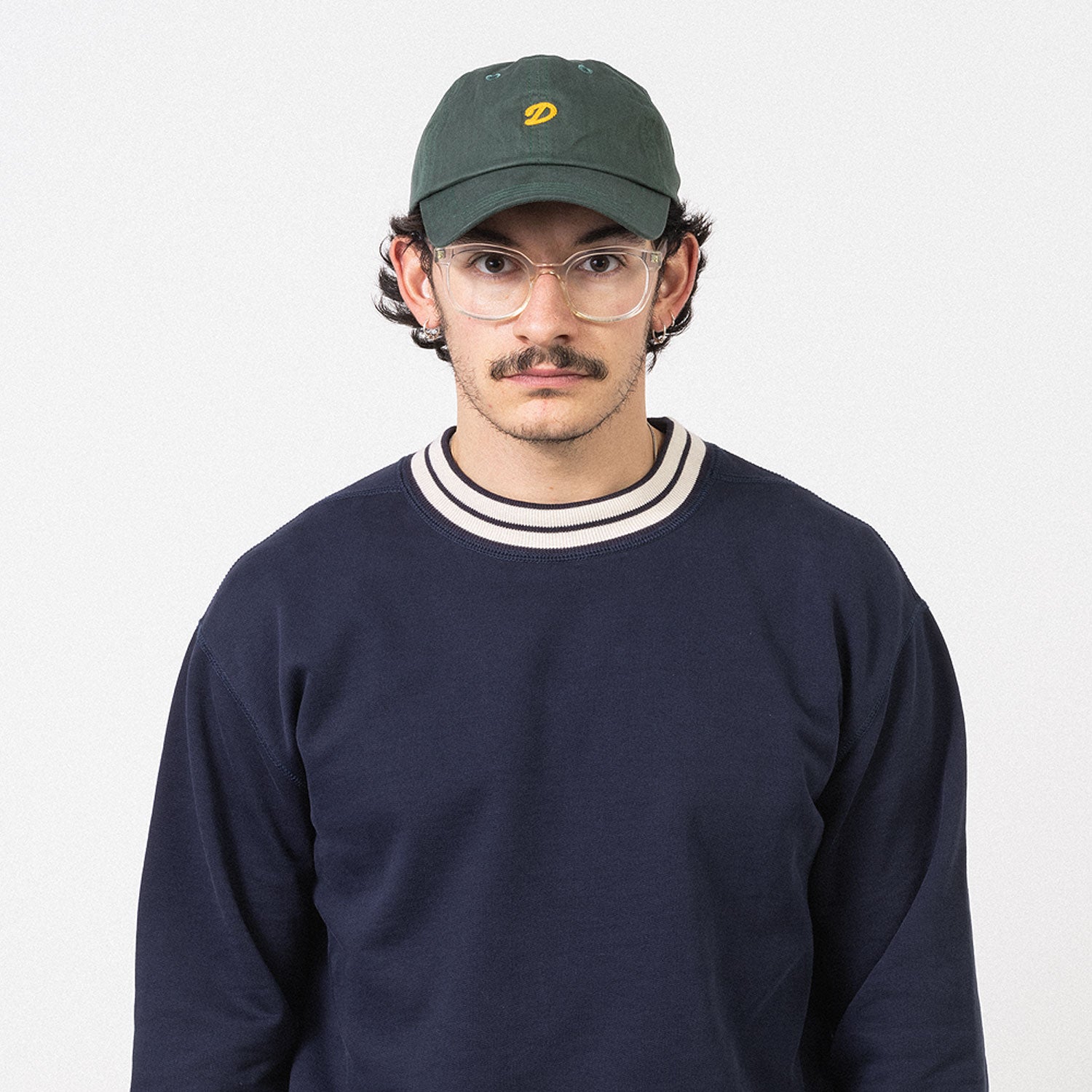 [DRAKE'S] WAXED HERRINGBONE BASEBALL HAT _ BOTTLE GREEN