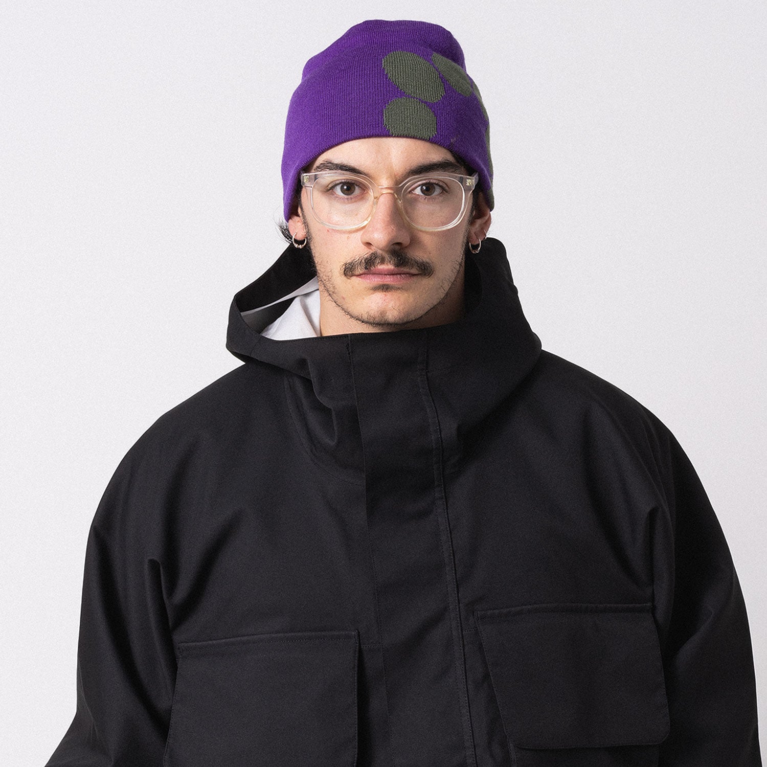 [GANDER] ARCH BEANIE _ PURPLE