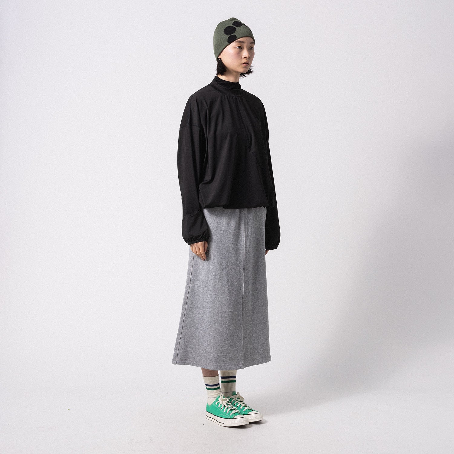 [GRAMICCI] CLASSIC SWEATSKIRT _ HEATHER GREY