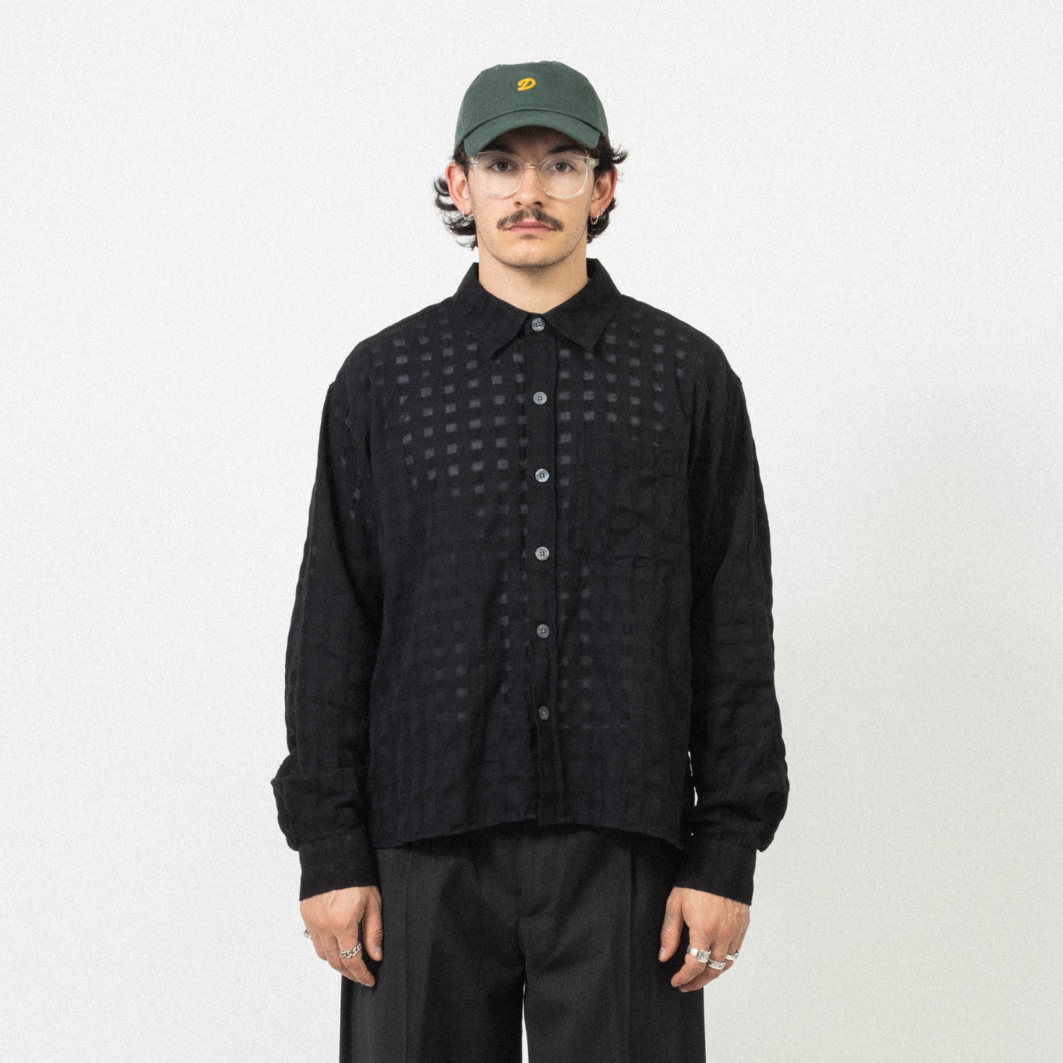 [MFPEN] PRIORITY SHIRT _ BLACK CHECK