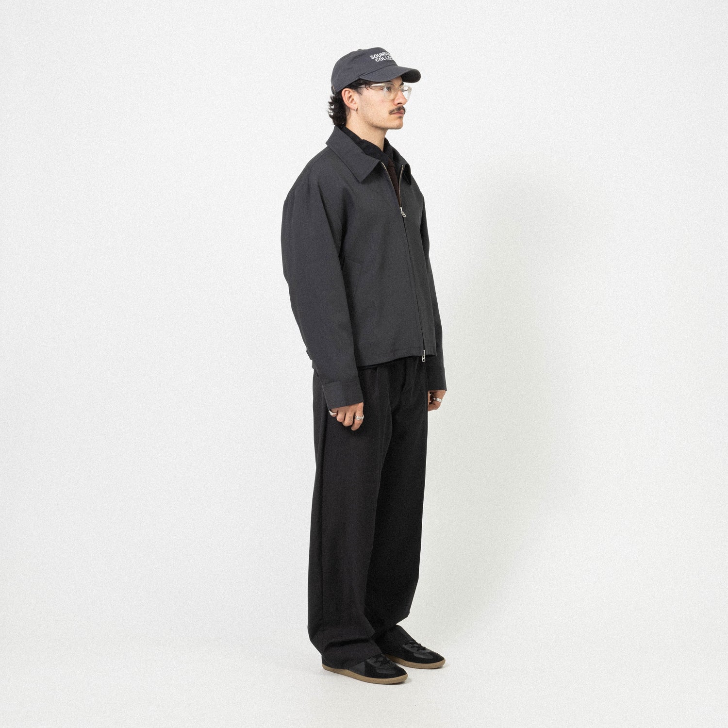 [MFPEN] MAIL JACKET _ ANTHRACITE WOOL