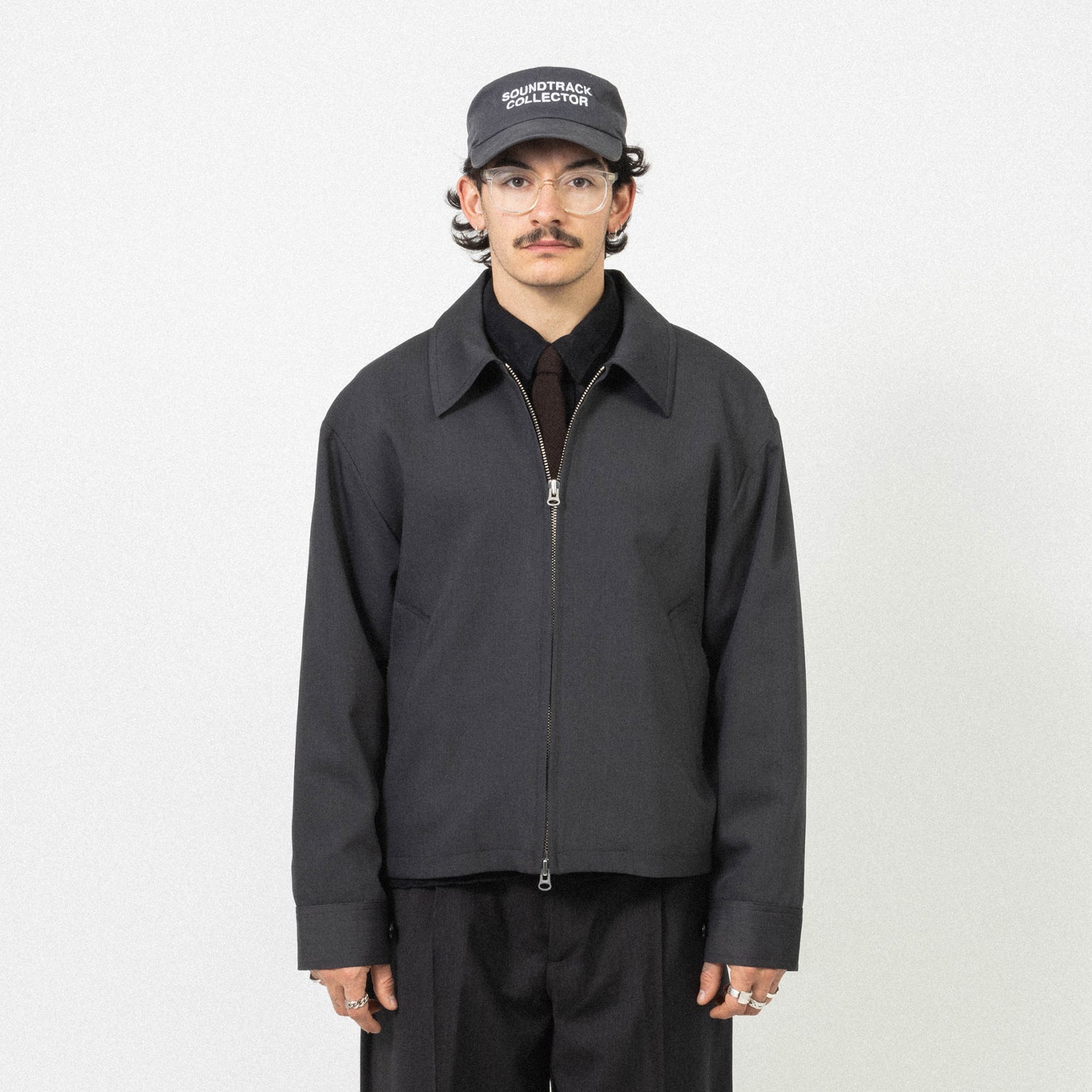 [MFPEN] MAIL JACKET _ ANTHRACITE WOOL