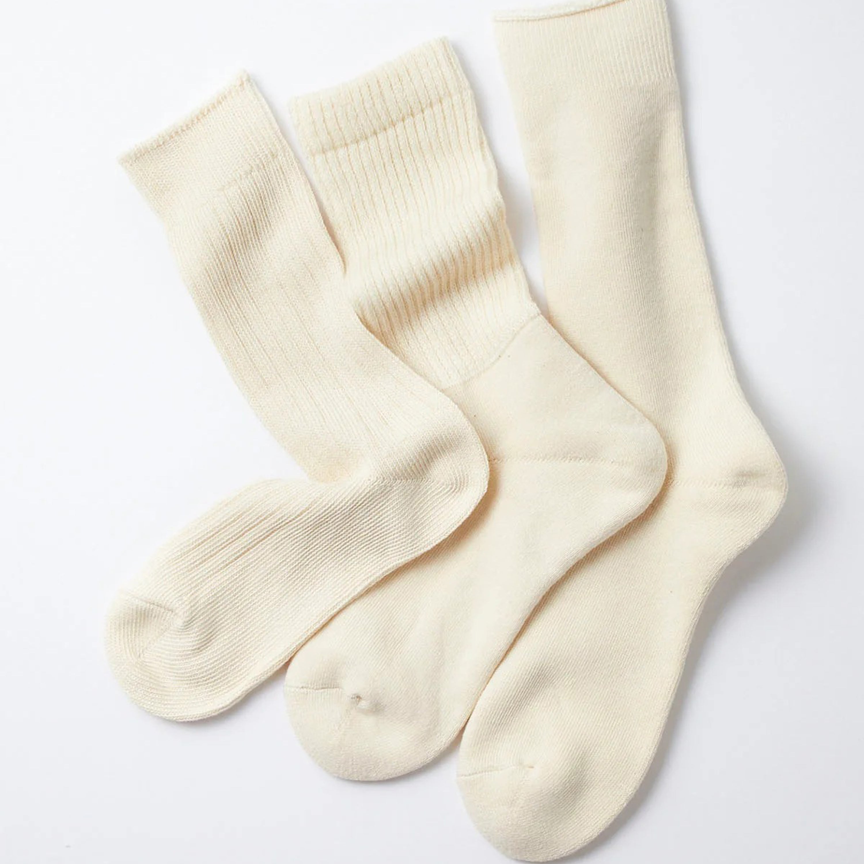 [ROTOTO] R1123 ORGANIC DAILY 3 _ ECRU