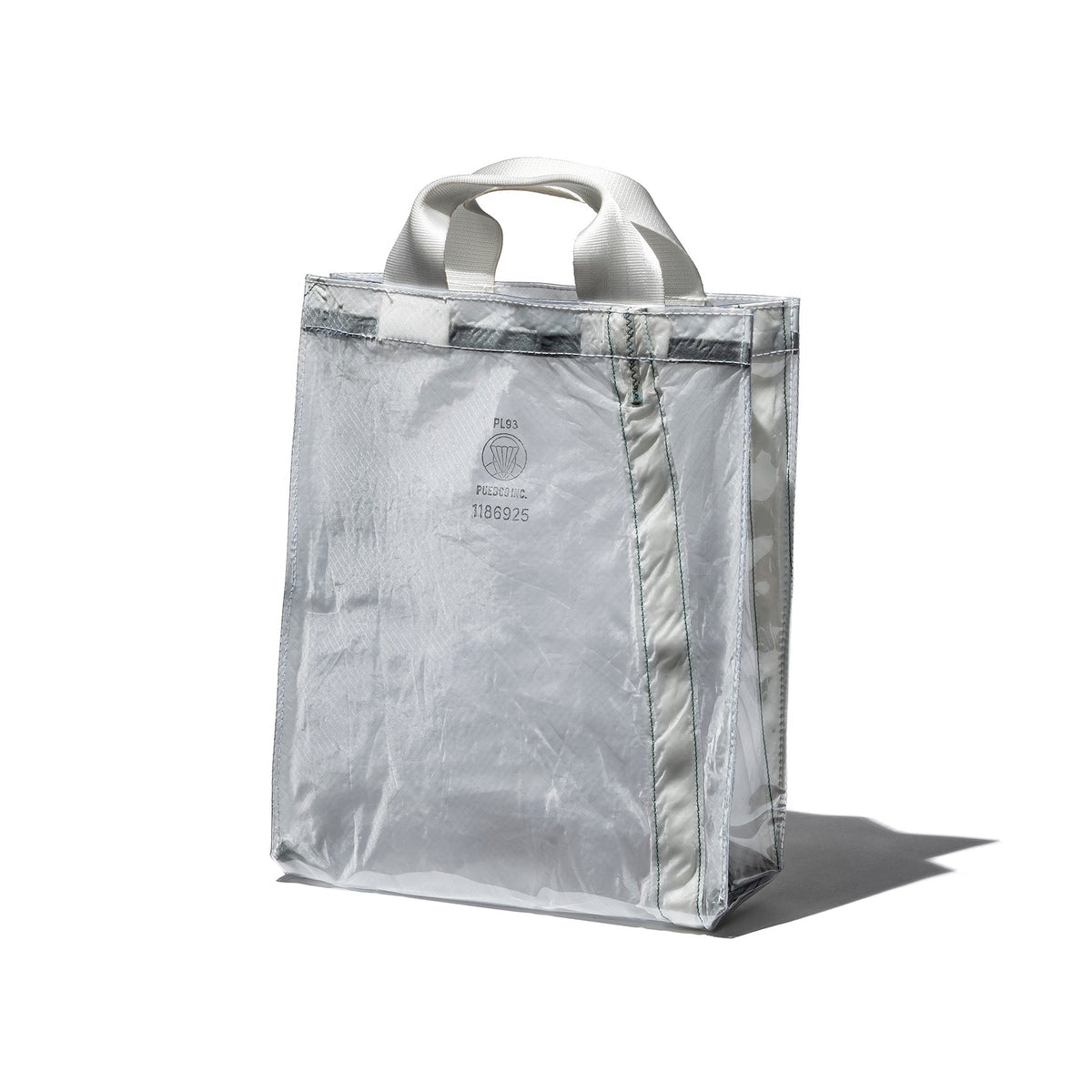 [PUEBCO] COVERED PARACHUTE DOCUMENT BAG _ WHITE