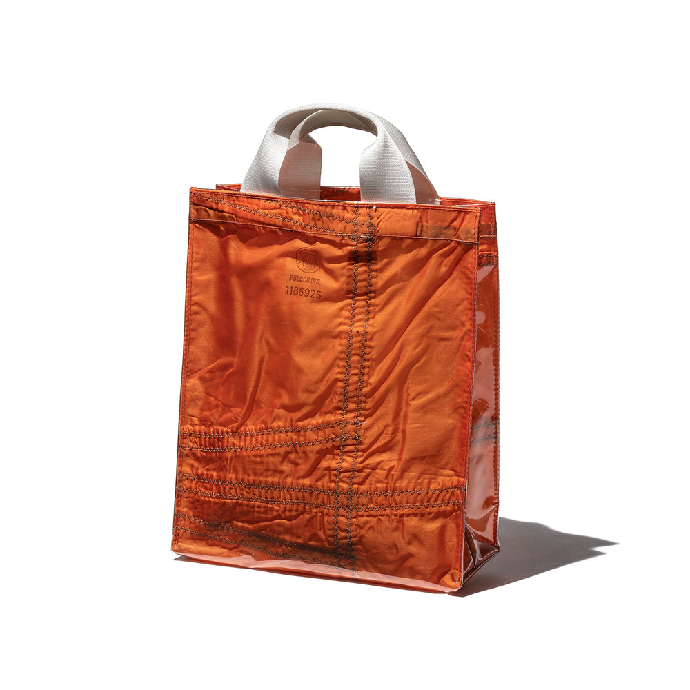 [PUEBCO] COVERED PARACHUTE DOCUMENT BAG _ ORANGE