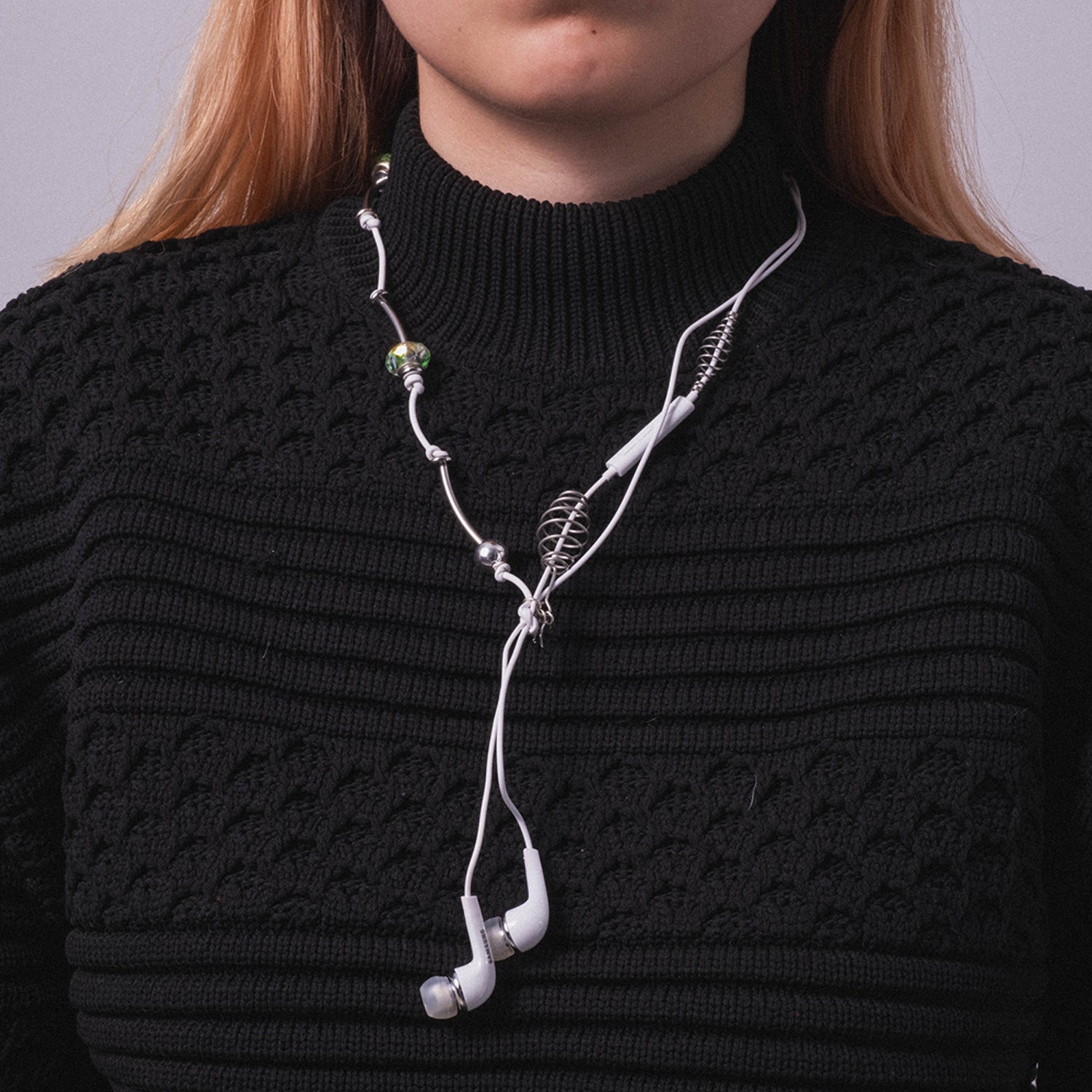 [52HZ LAB] EARPHONE NECKLACE SPRING