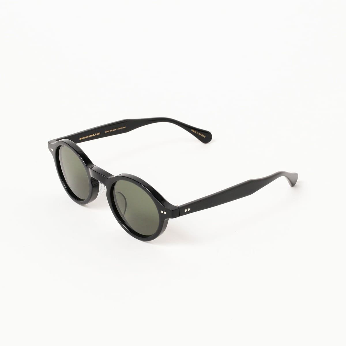 [BEAMS JAPAN X SASAKI CELLULOID] 56-42-0251-155 SUNGLASSES _ BLACK