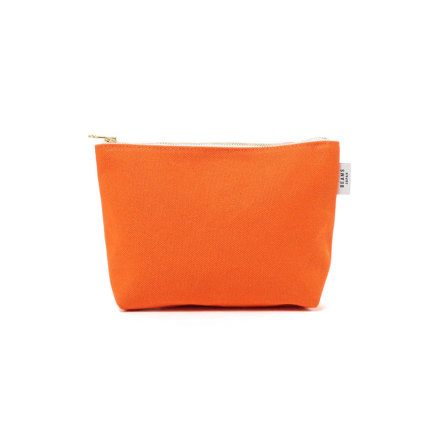 [BEAMS JAPAN x KURASHIKI HANPU] POUCH _ ORANGE