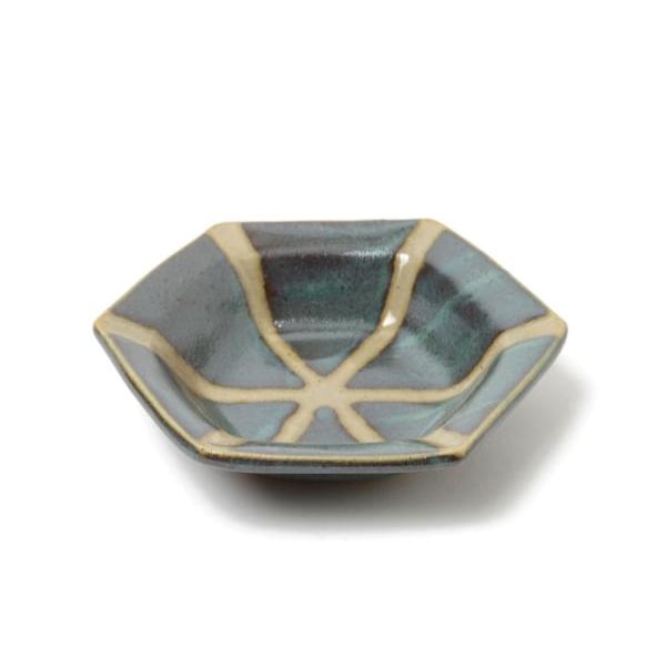 [BEAMS JAPAN] 56-71-0735-064 HAMADAGAMA × FENNICA HEXAGON PLATE _ BLUE