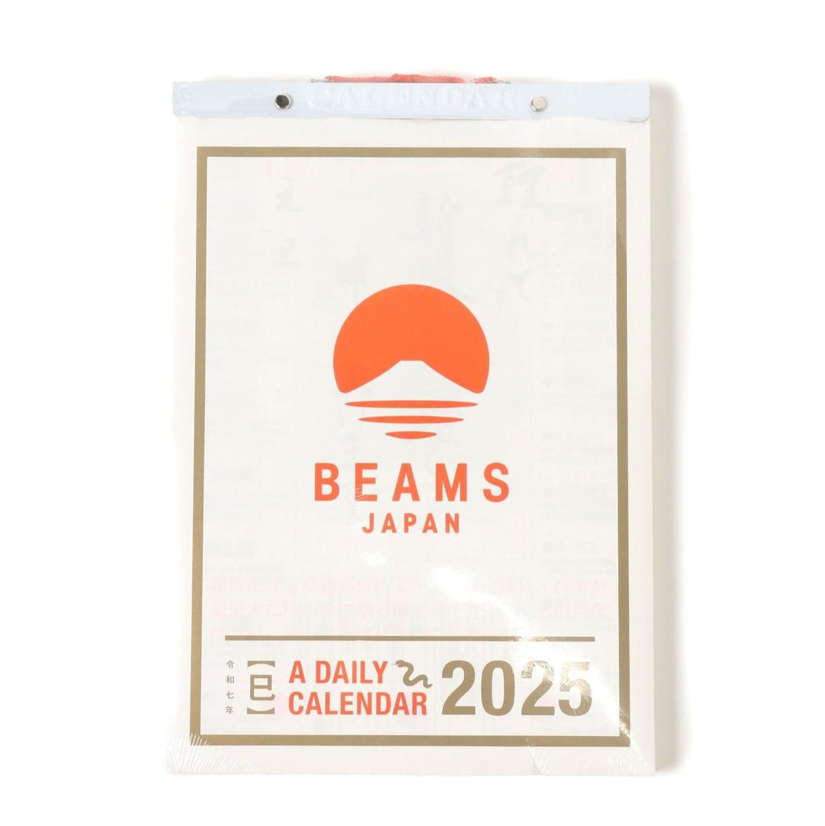 [BEAMS JAPAN] 56-74-0244-462 NEW JAPAN CALENDAR / DAILY CALENDAR 2025 LARGE