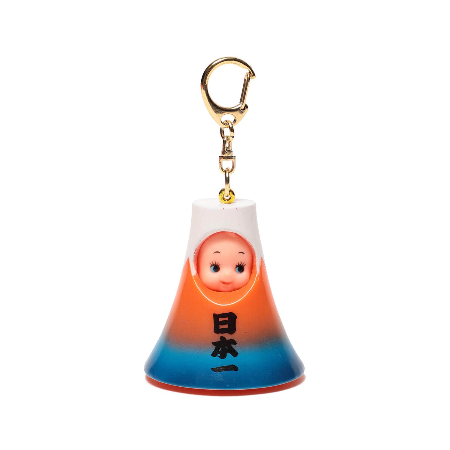 [BEAMS JAPAN] ORANGE KEWPIE DOLL KEY CHAIN _ MT.FUJI