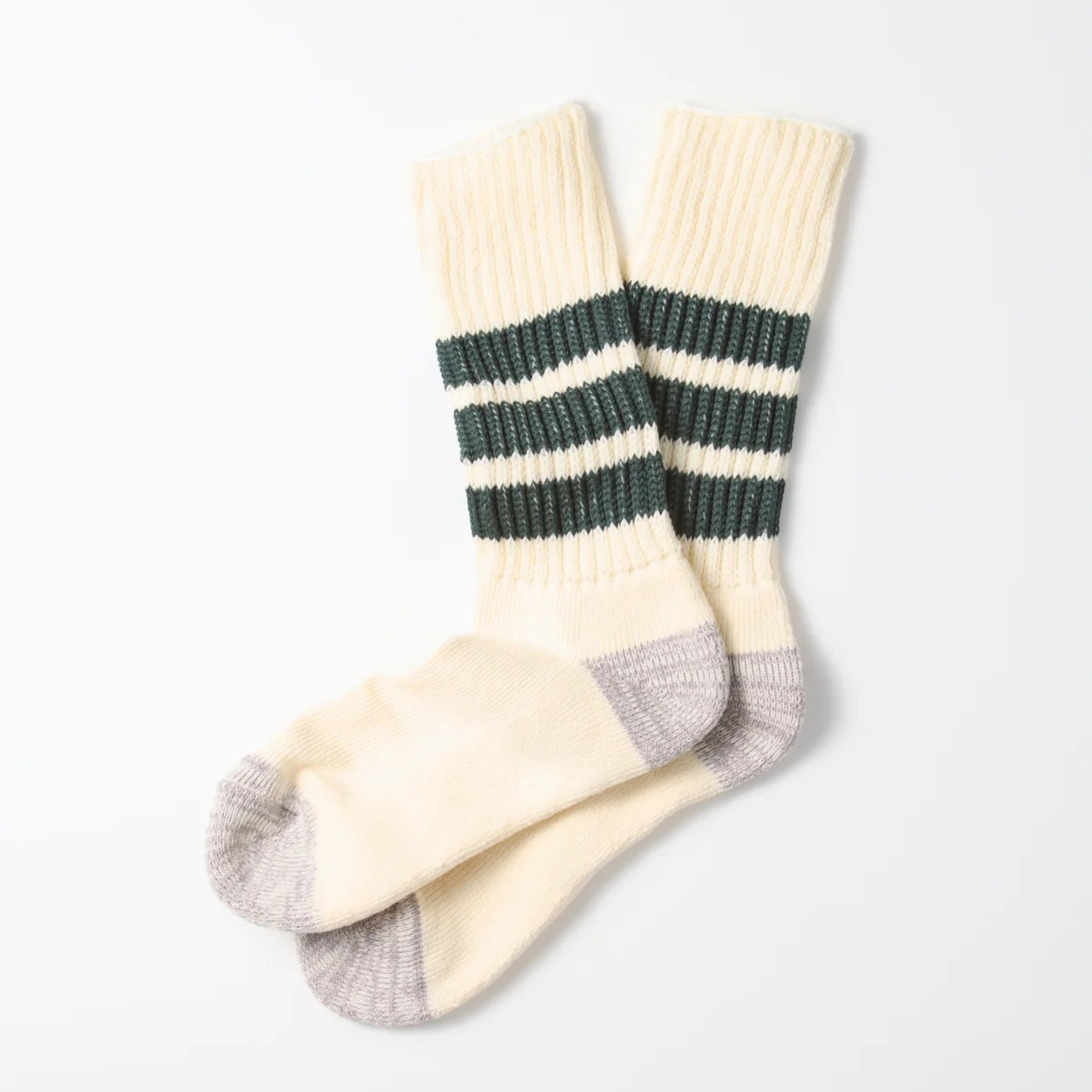 [ROTOTO] R1255 COARSE RIBBED _ D.GREEN