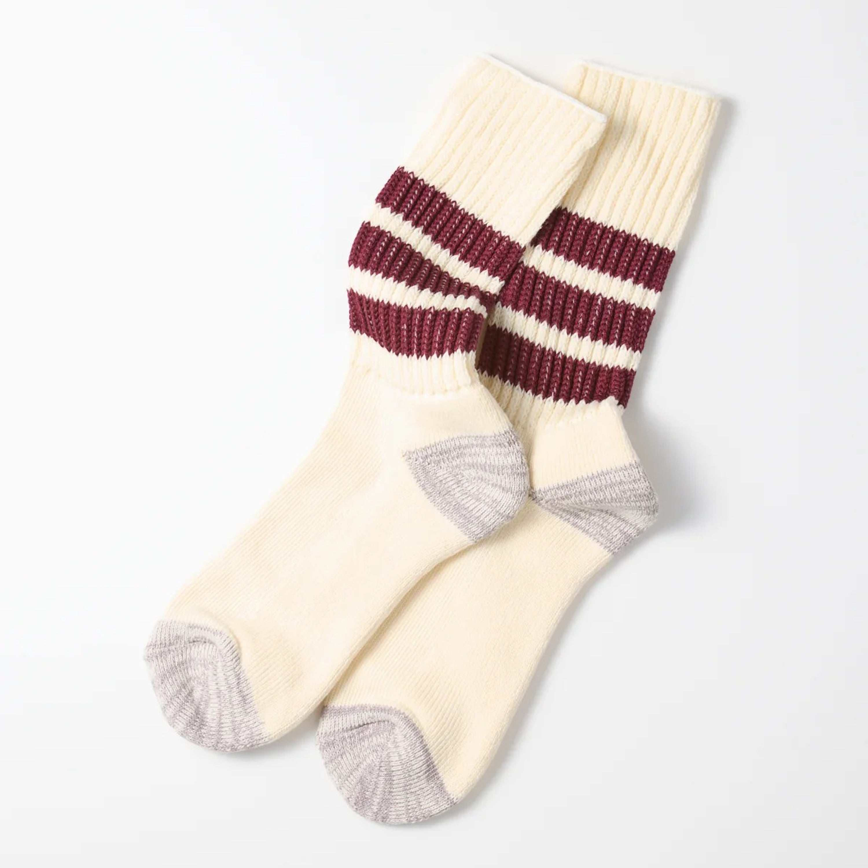 [ROTOTO] R1255 COARSE RIBBED _ BORDEAUX