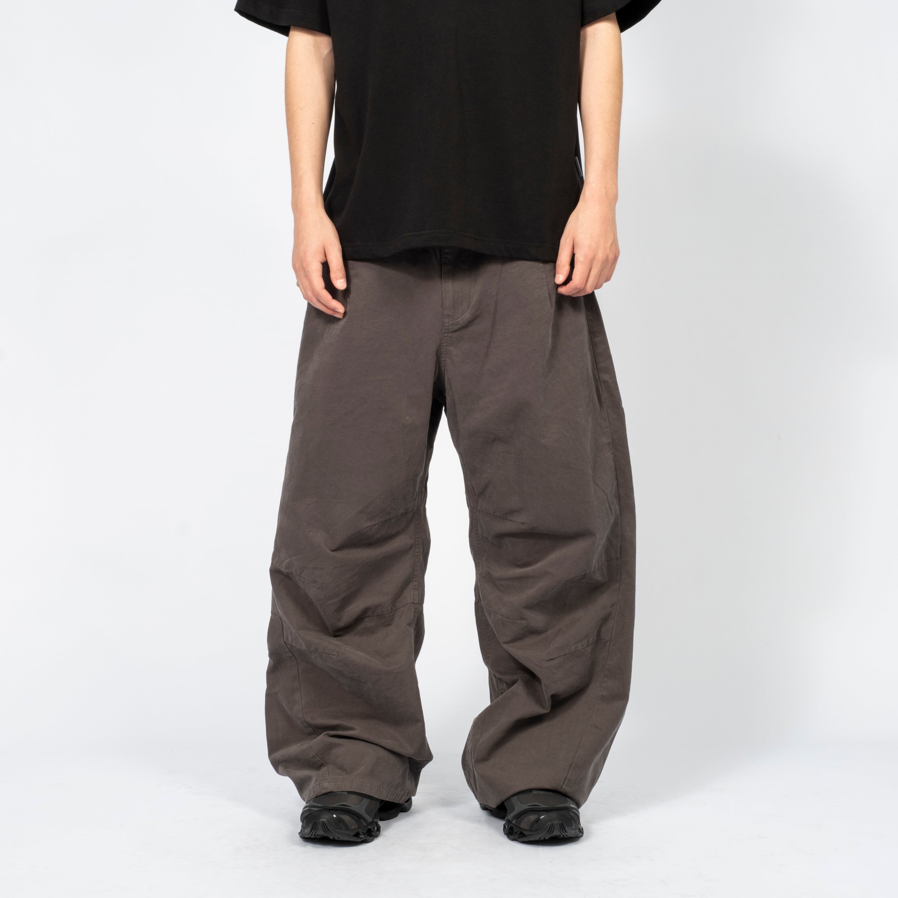 [999HUMANITY] AV PLEATS PANTS _ WASHED PURPLE