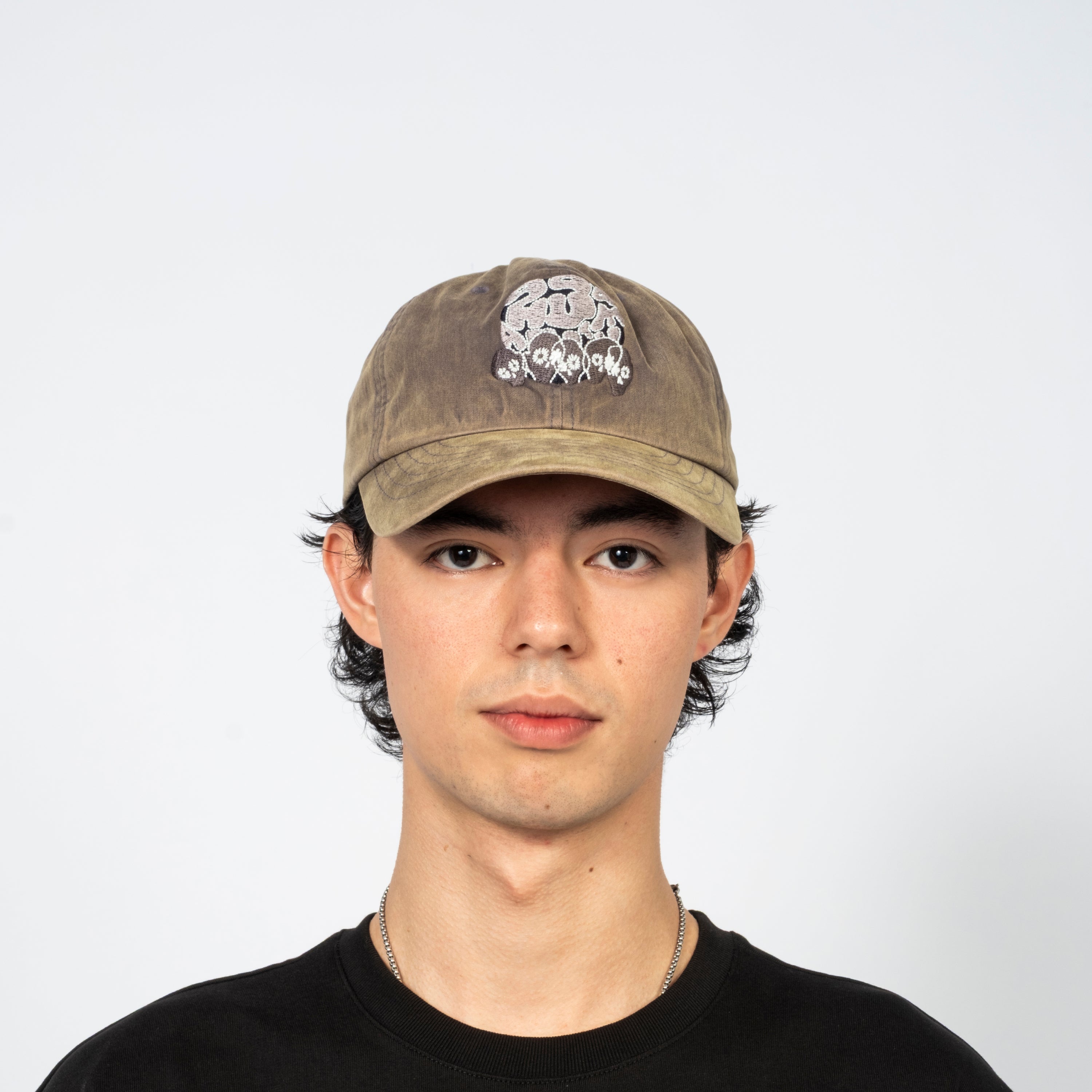 [999HUMANITY] HC SKULL CAP _ FADED BROWN