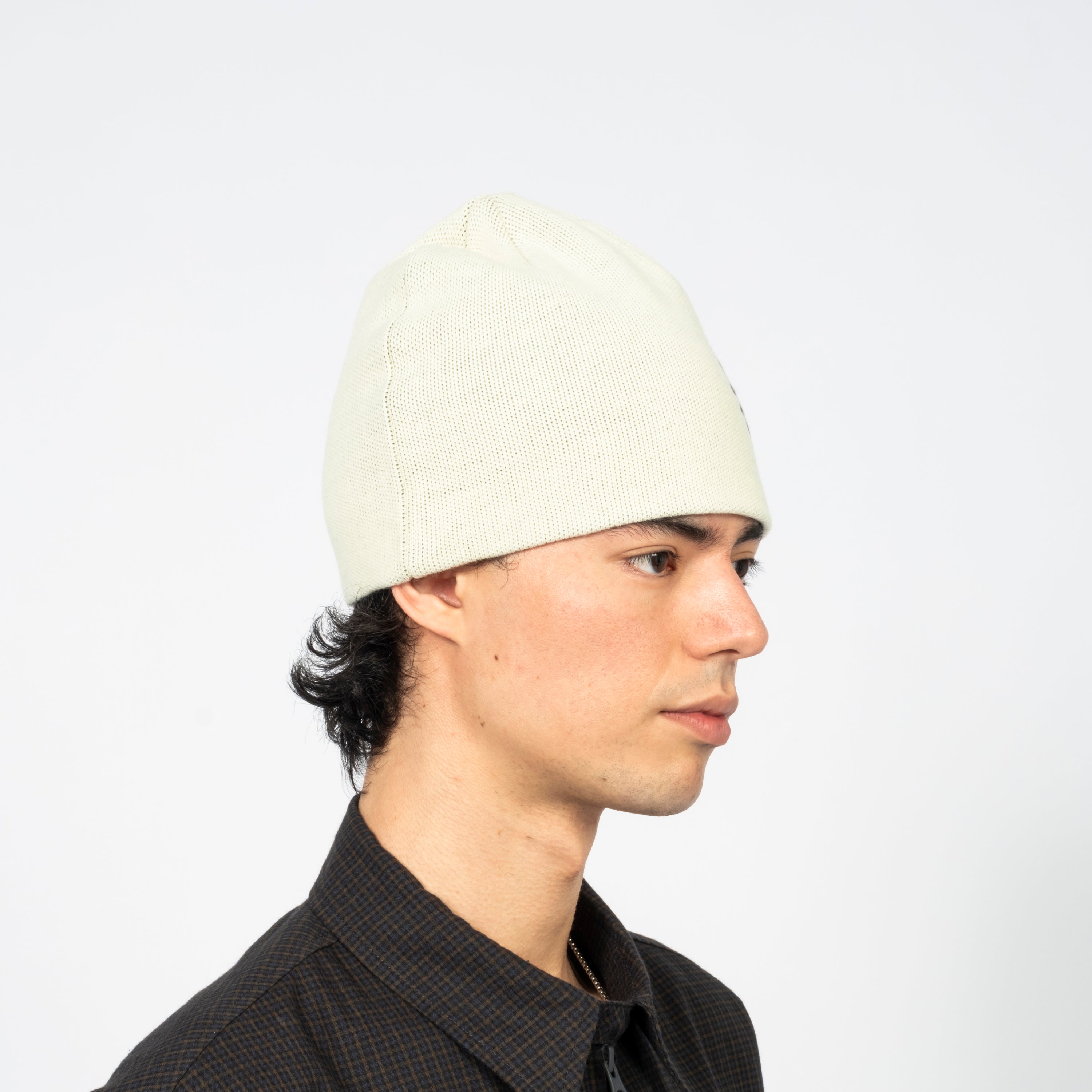 [999HUMANITY] LOGO SYMBOL JACQUARD BEANIE _ IVORY