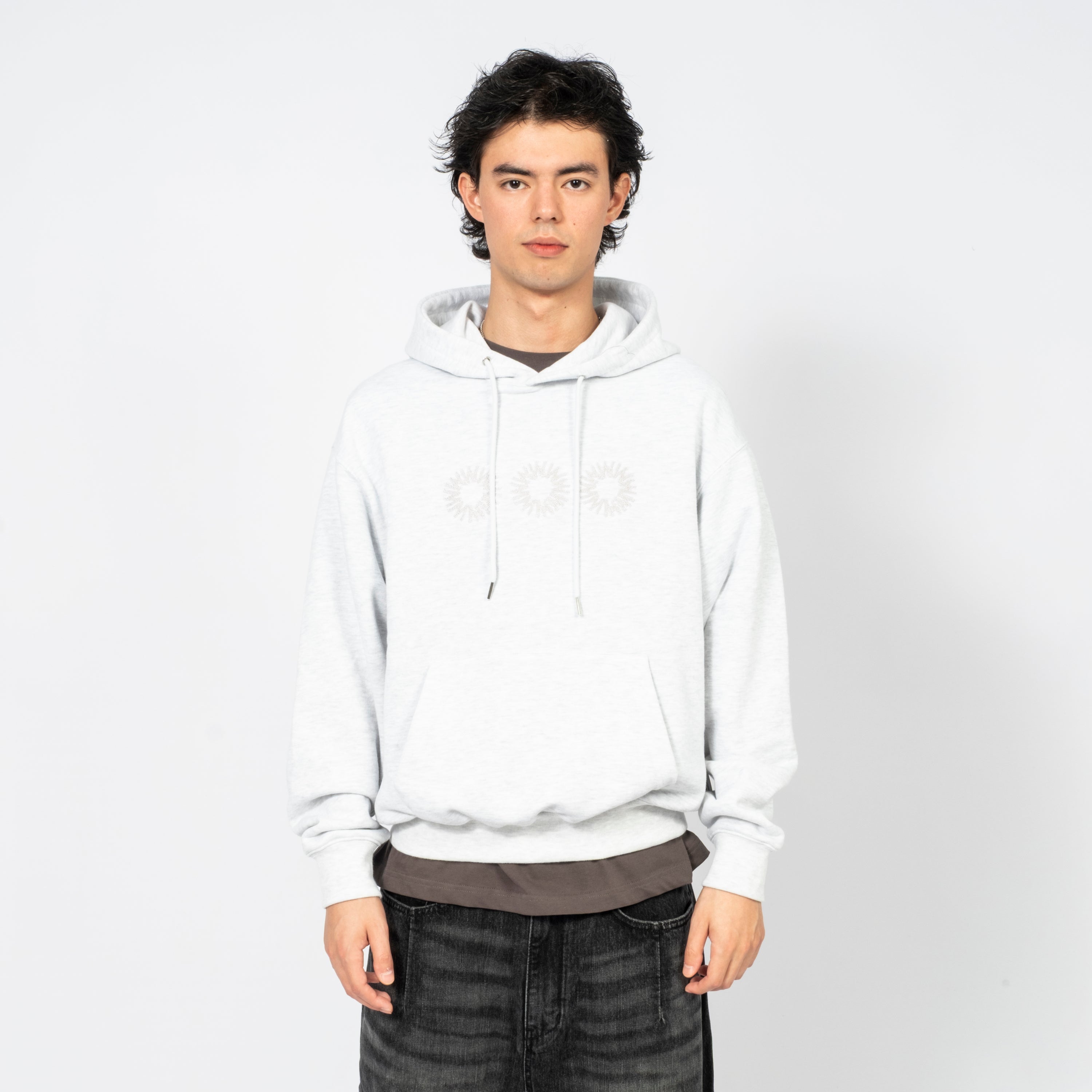 [999HUMANITY] EVD HOODIE _ 1% MELANGE GREY