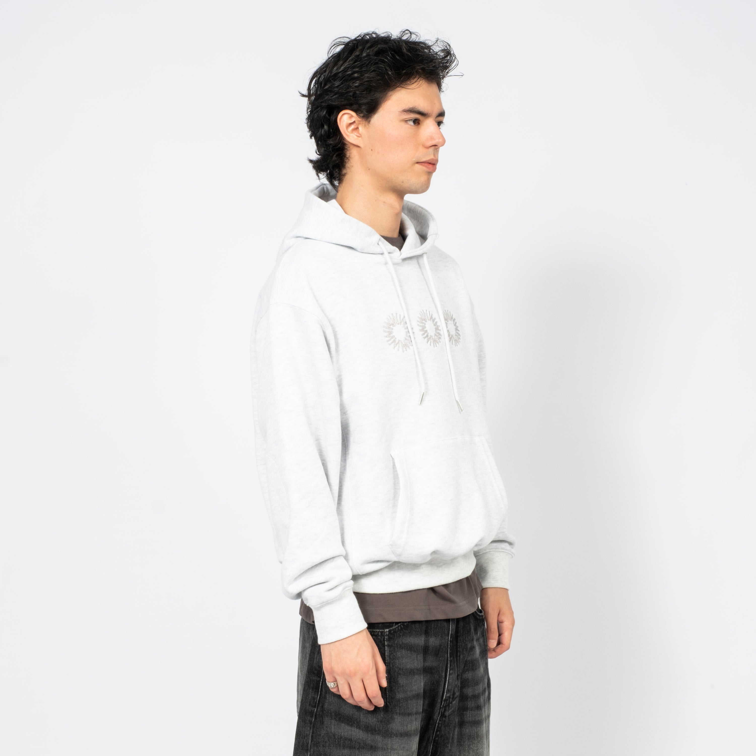 [999HUMANITY] EVD HOODIE _ 1% MELANGE GREY