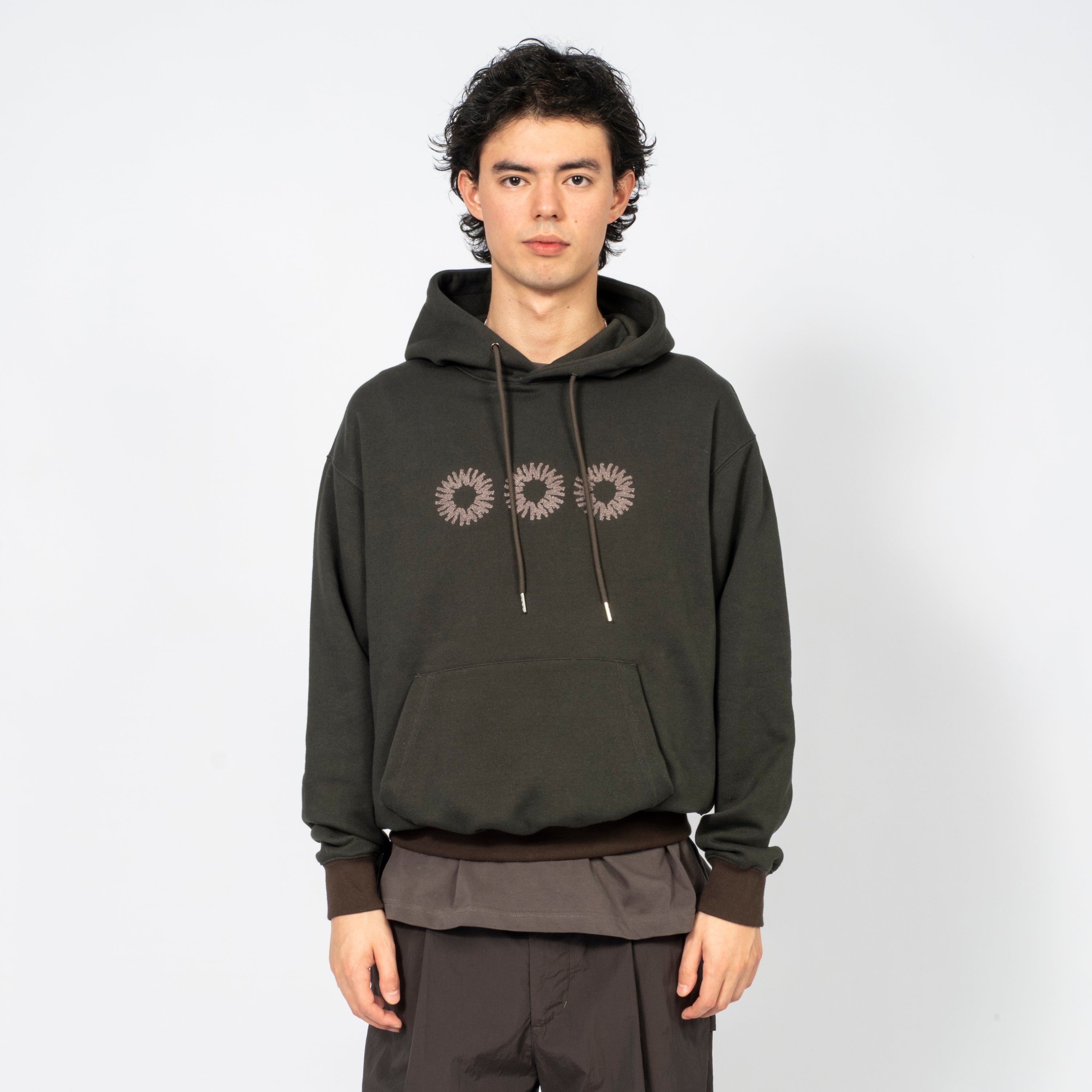 [999HUMANITY] EVD HOODIE _ MOSSY GREEN