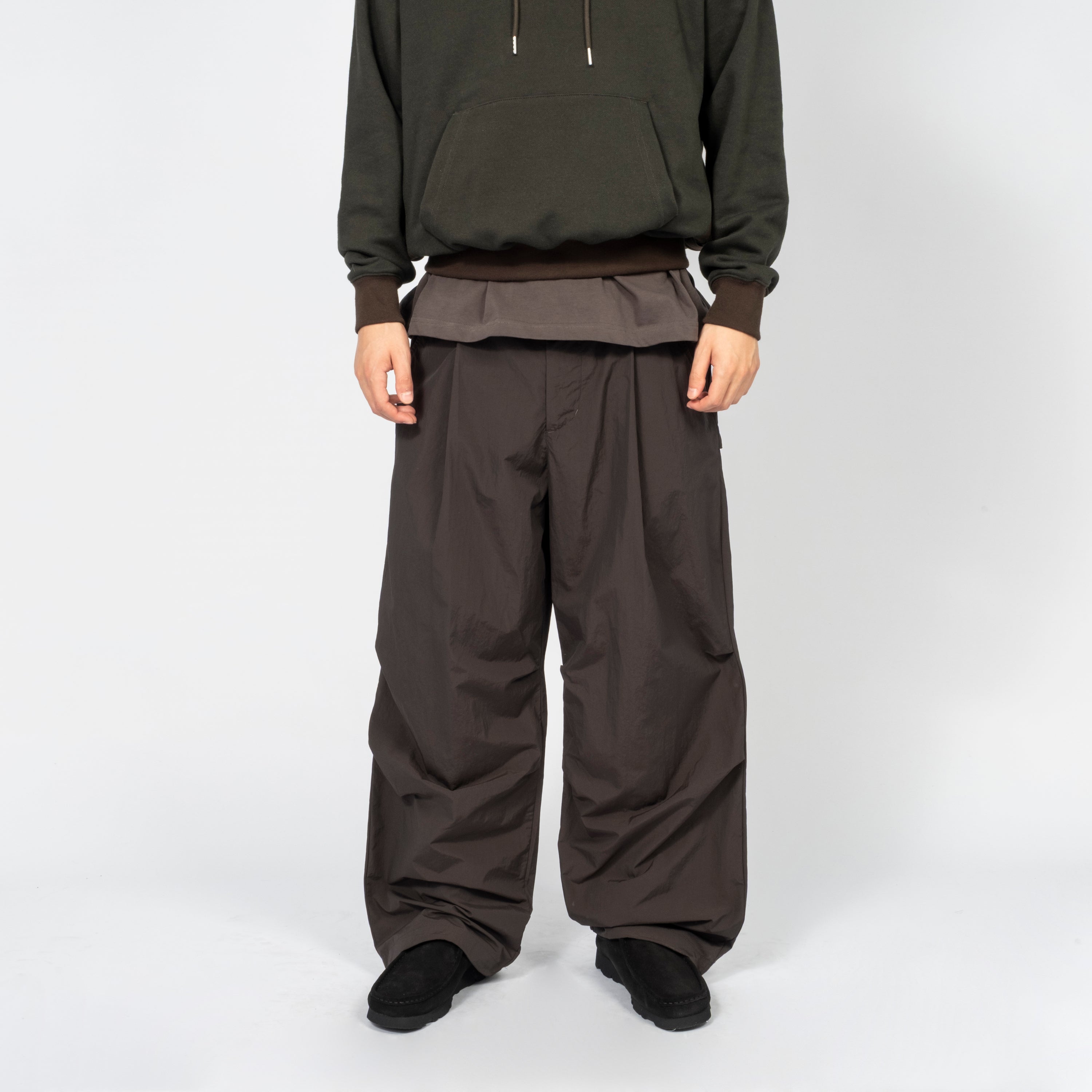 [999HUMANITY] NYLON EASY PANTS _ GRAVITY GREY