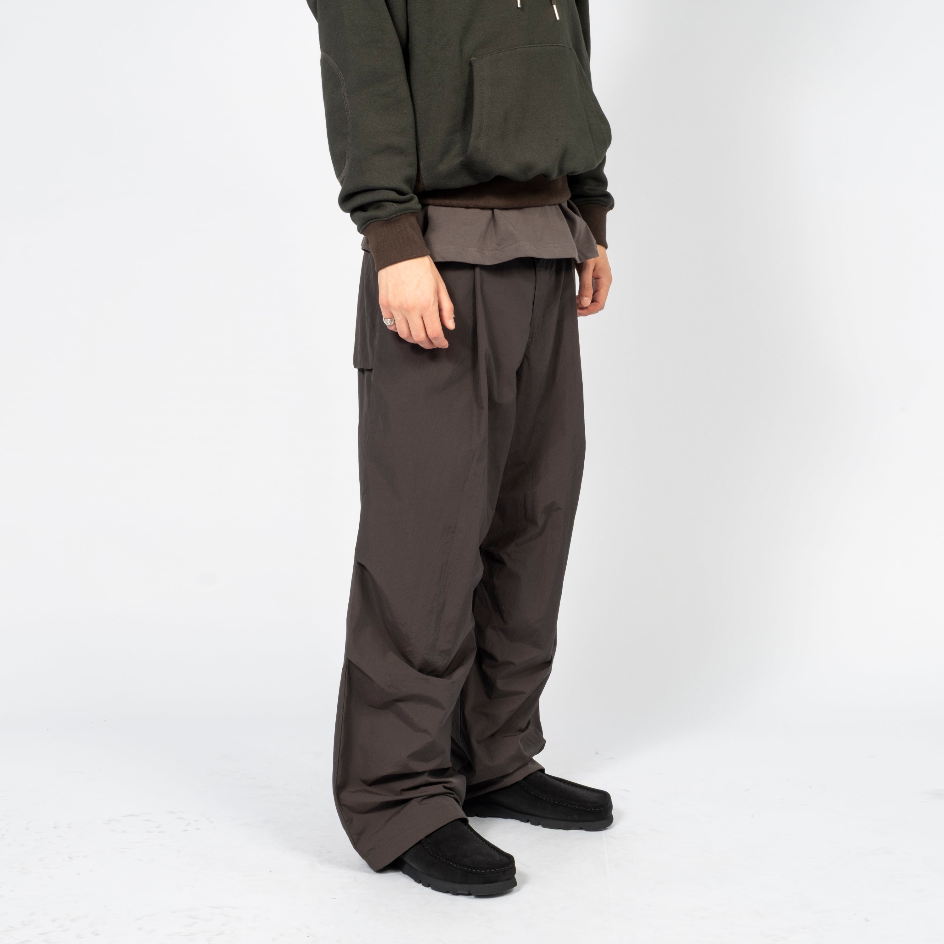 [999HUMANITY] NYLON EASY PANTS _ GRAVITY GREY