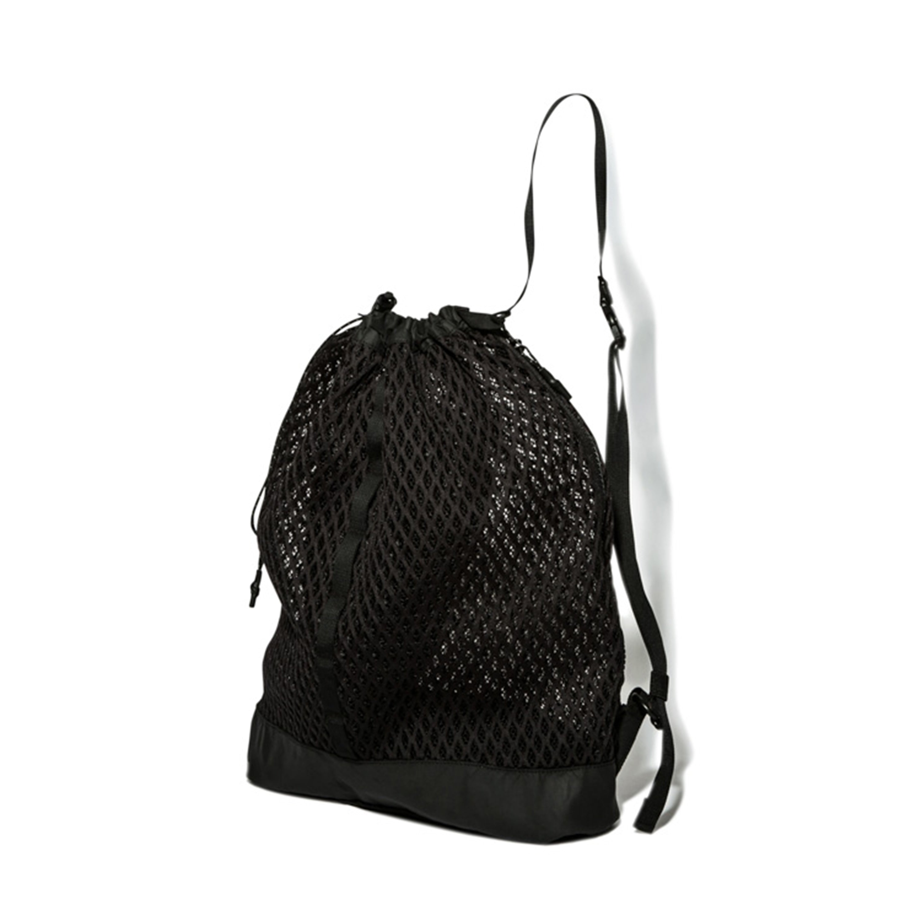 [SNOW PEAK] DOUBLE FACE MESH SHOULDER BAG _  ONE BLACK