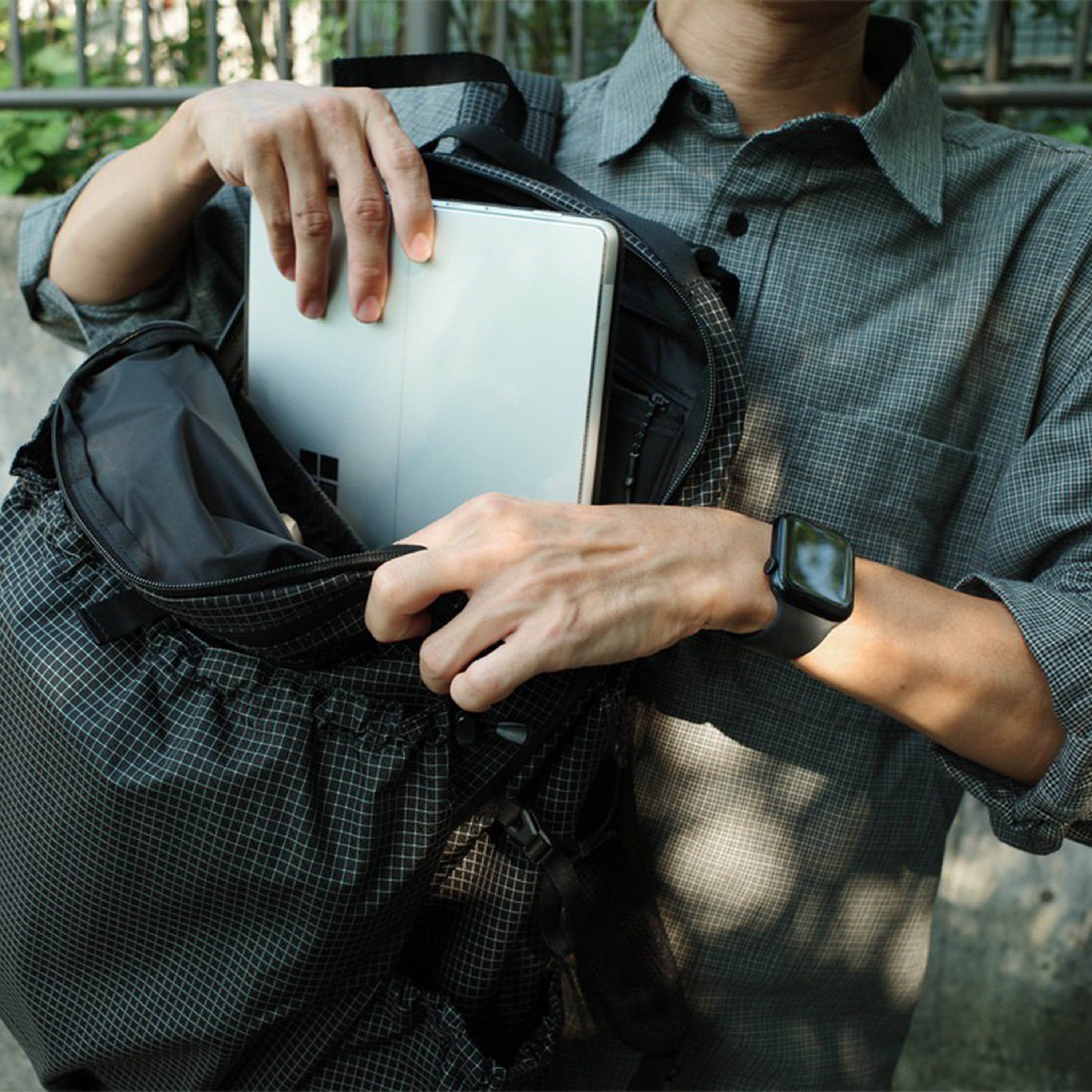 SNOW PEAK] TRANSIT BACKPACK _ ONE BLACK