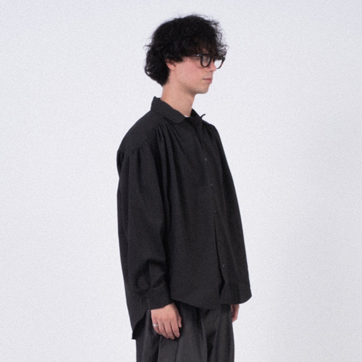 [AÏE] PU667 PAINTER SHIRT _ B-CHARCOAL