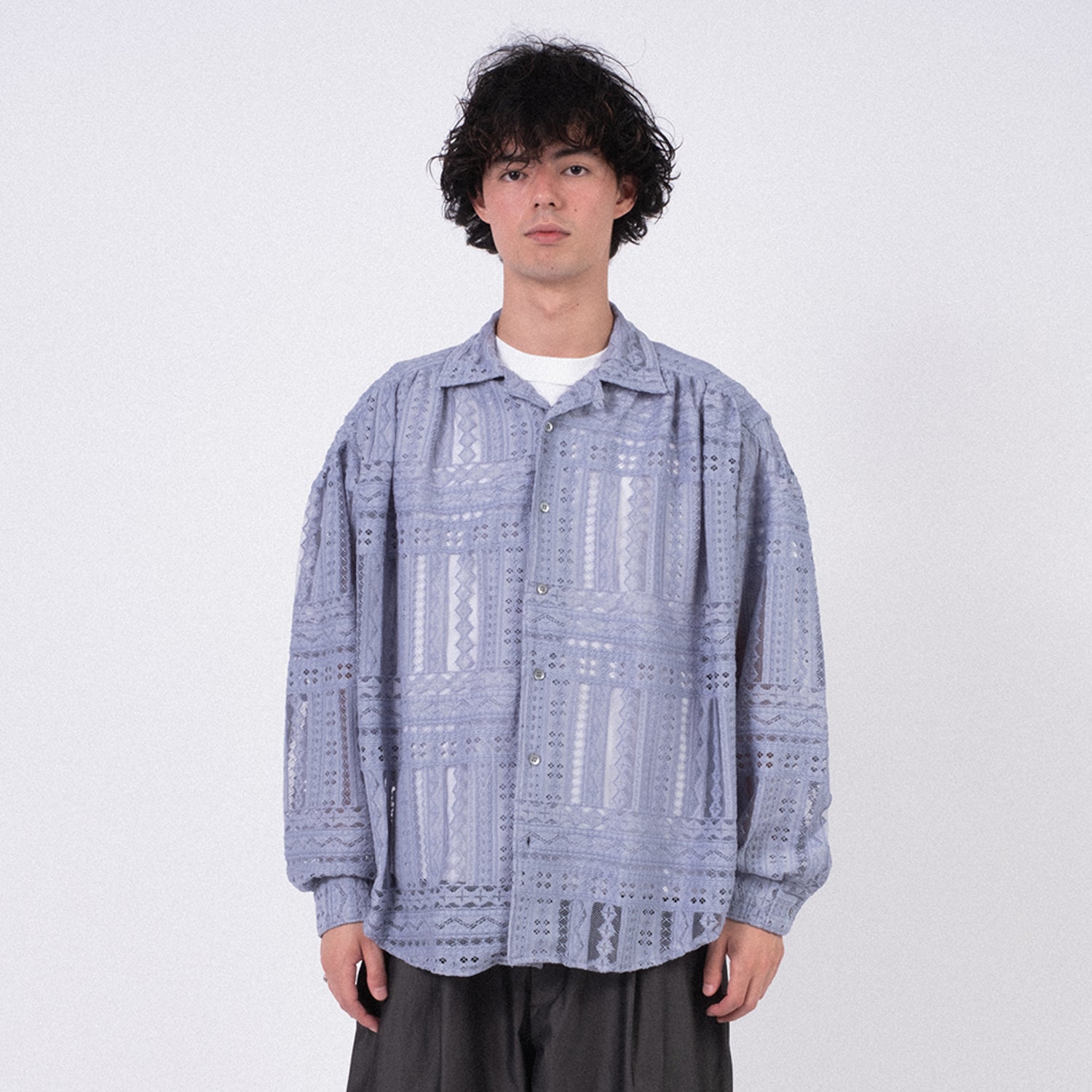 [AÏE] PU669 PAINTER SHIRT _ A-SAX