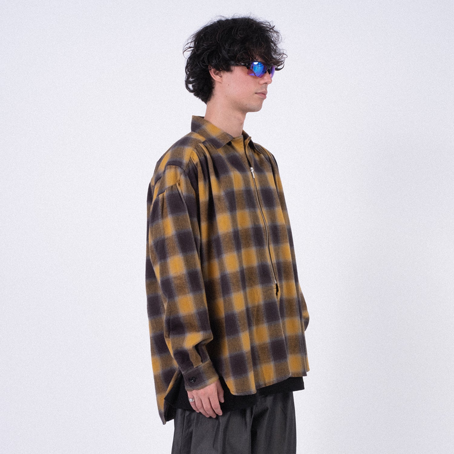 [AÏE] PU675 Z PAINTER SHIRT _ A-MUSTARD