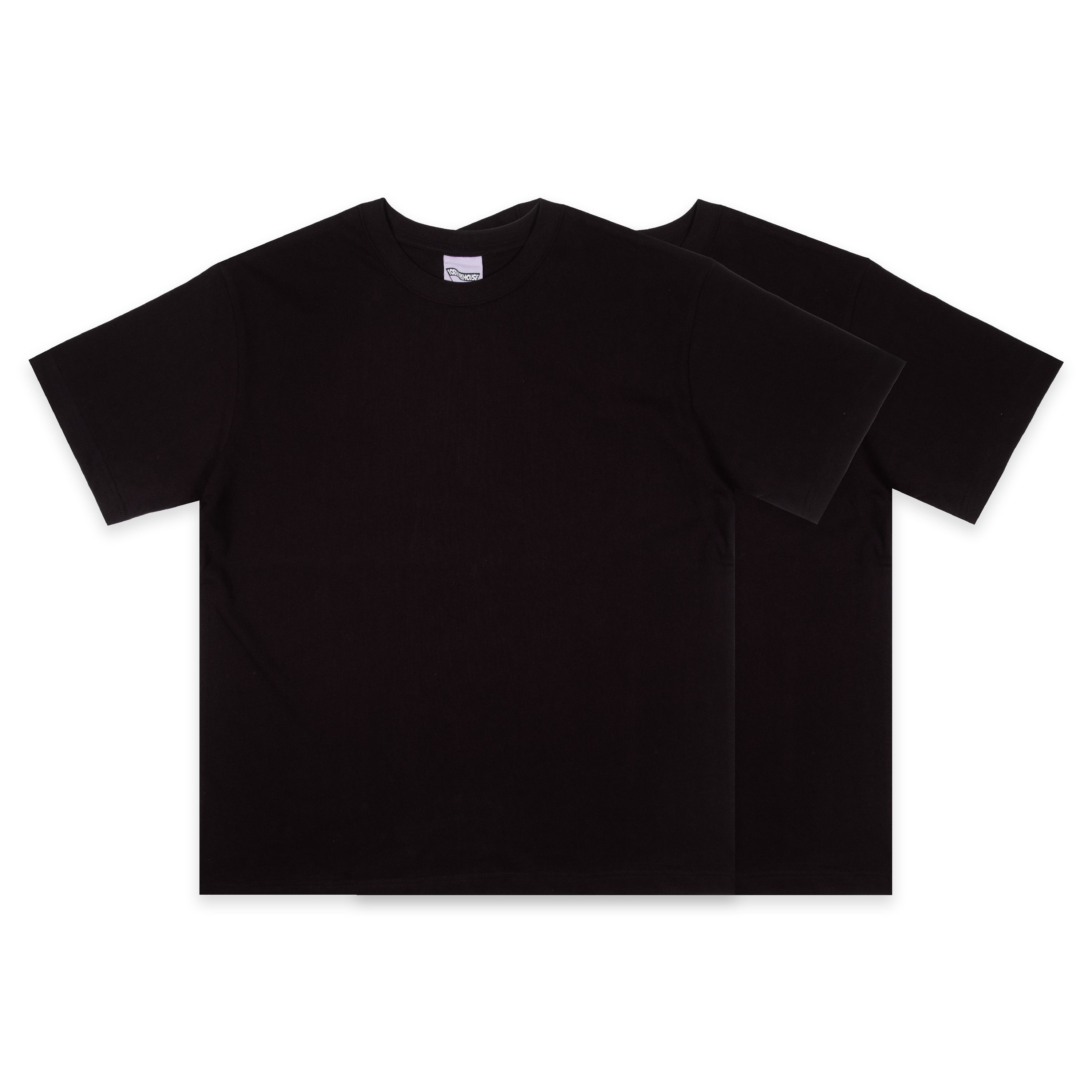 [108WAREHOUSE] 2-PACK BLANK T-SHIRT _ BLACK