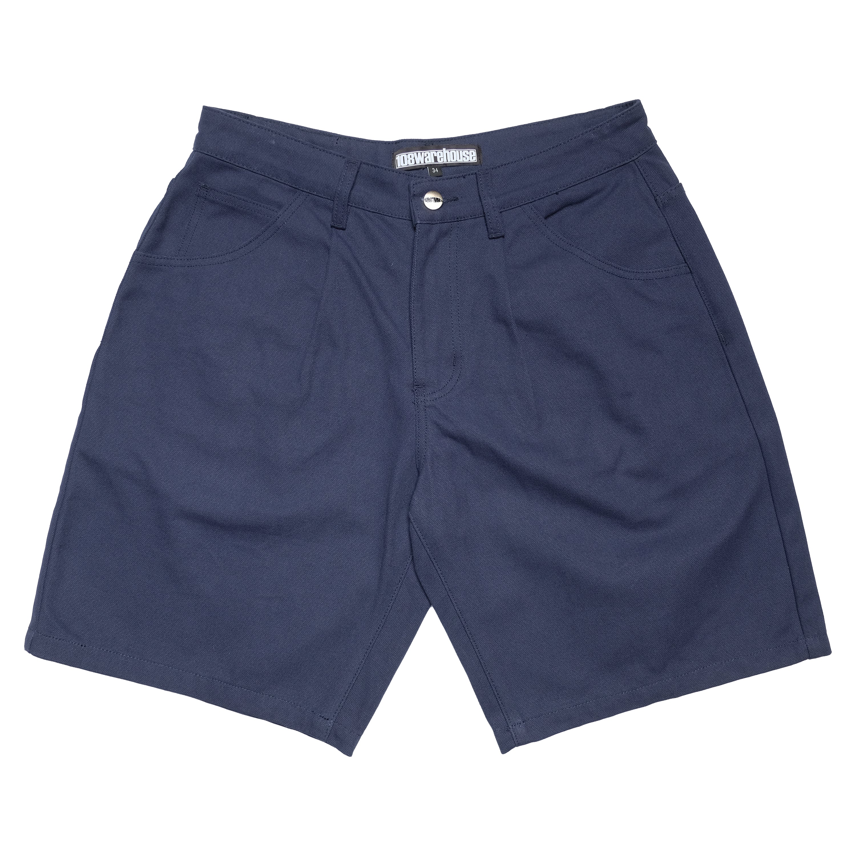 [108WAREHOUSE] CANVAS WORK SHORT _ NAVY