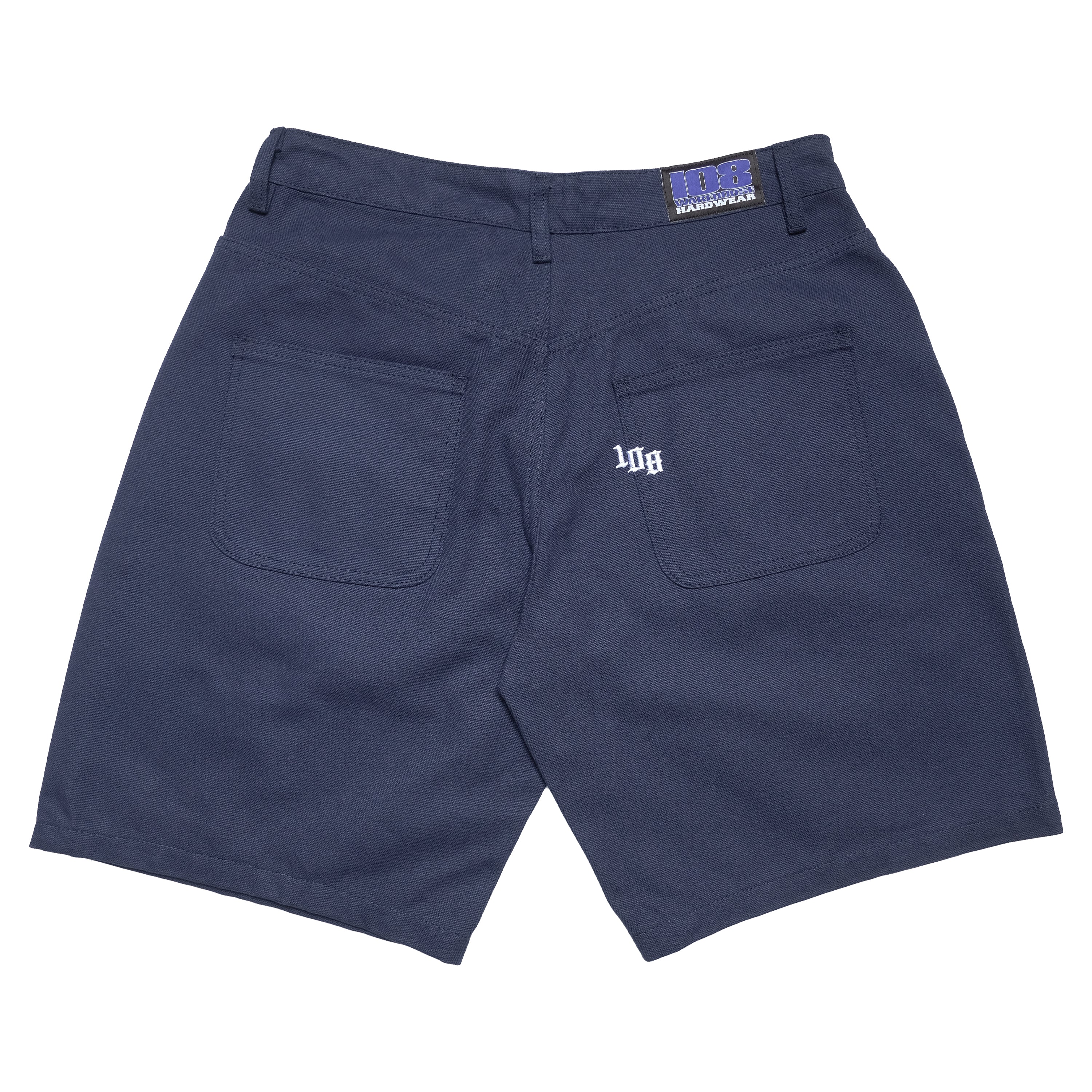 [108WAREHOUSE] CANVAS WORK SHORT _ NAVY