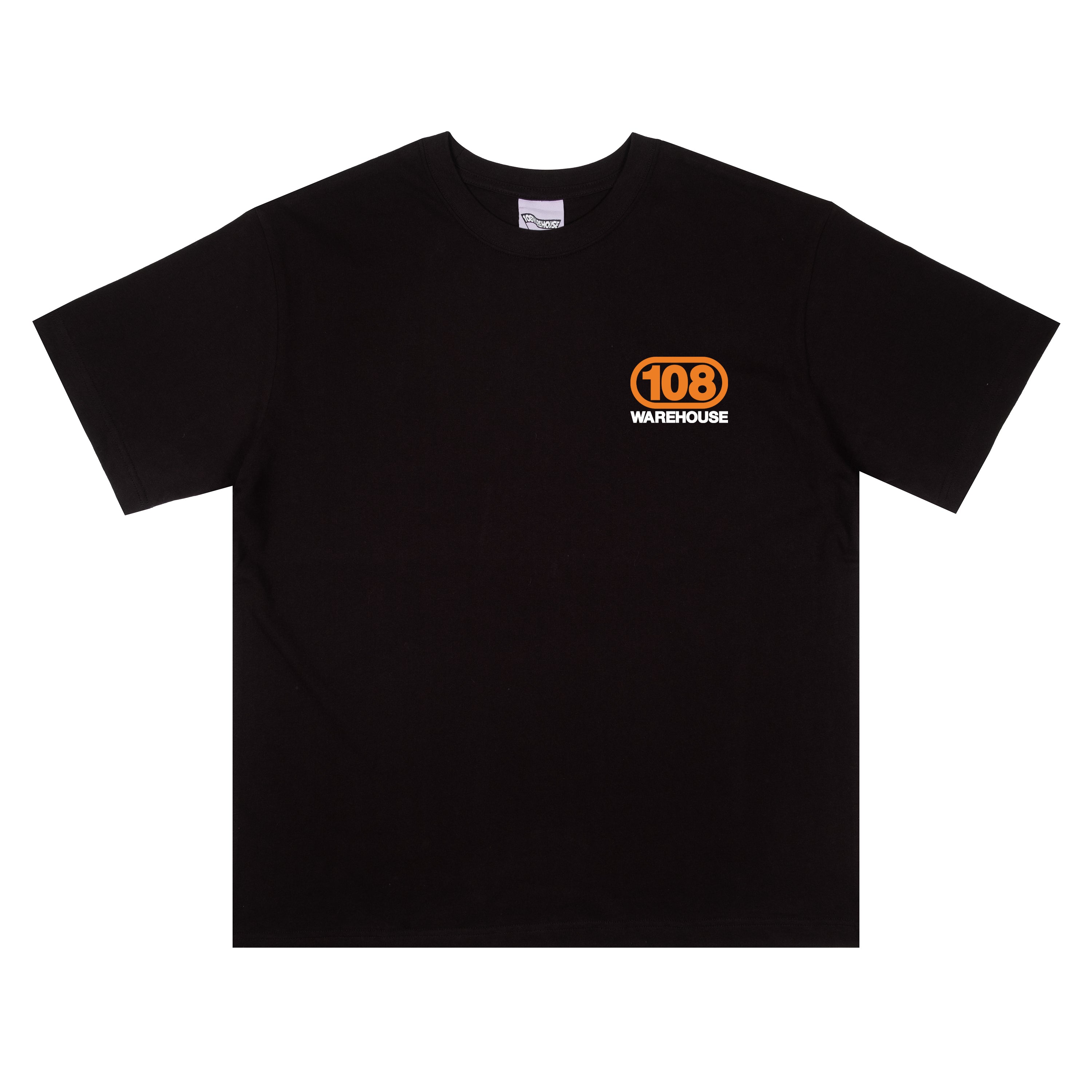 [108WAREHOUSE] OVAL T-SHIRT _ BLACK