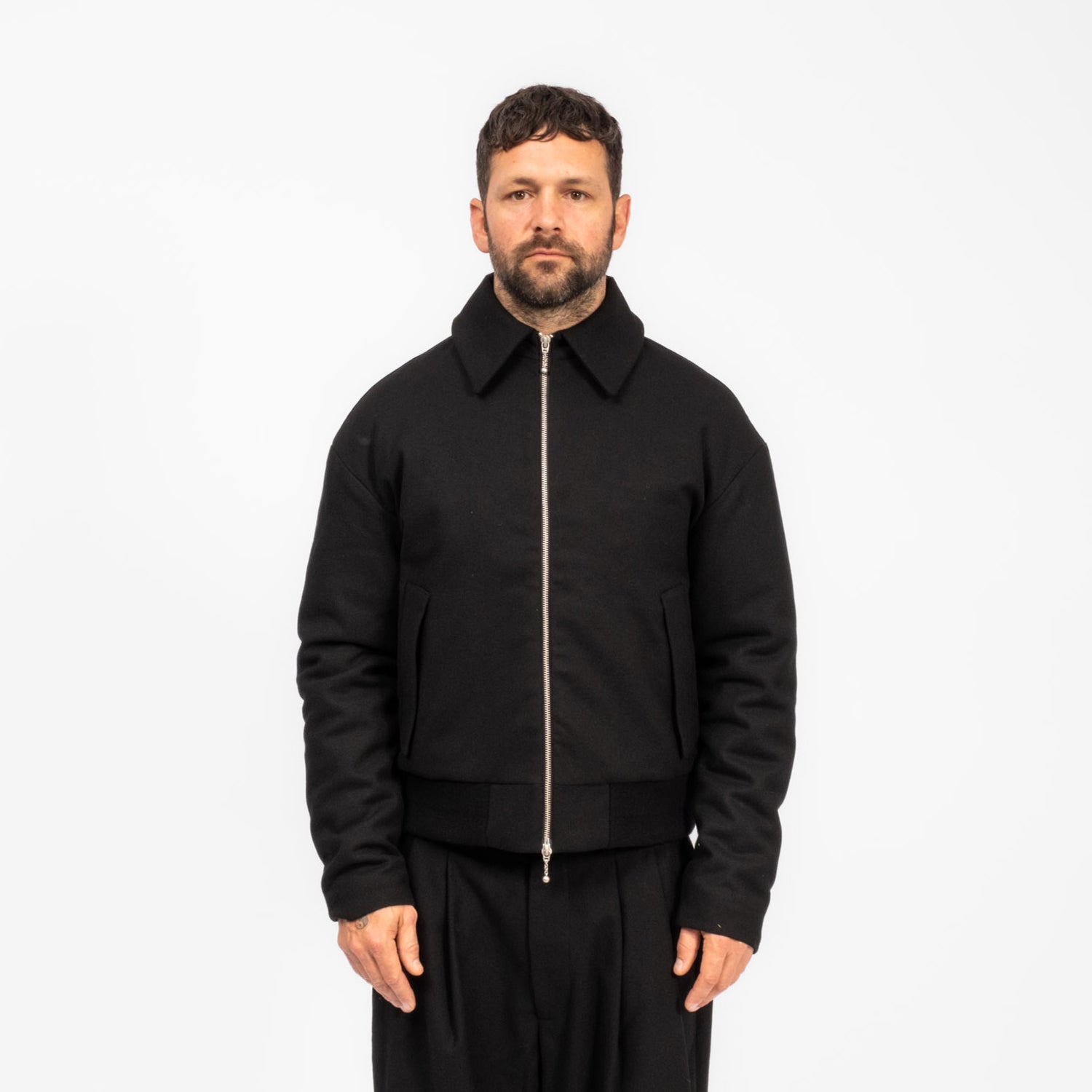 [MERELY MADE] INFORMAL BLOUSON _ INK BLACK