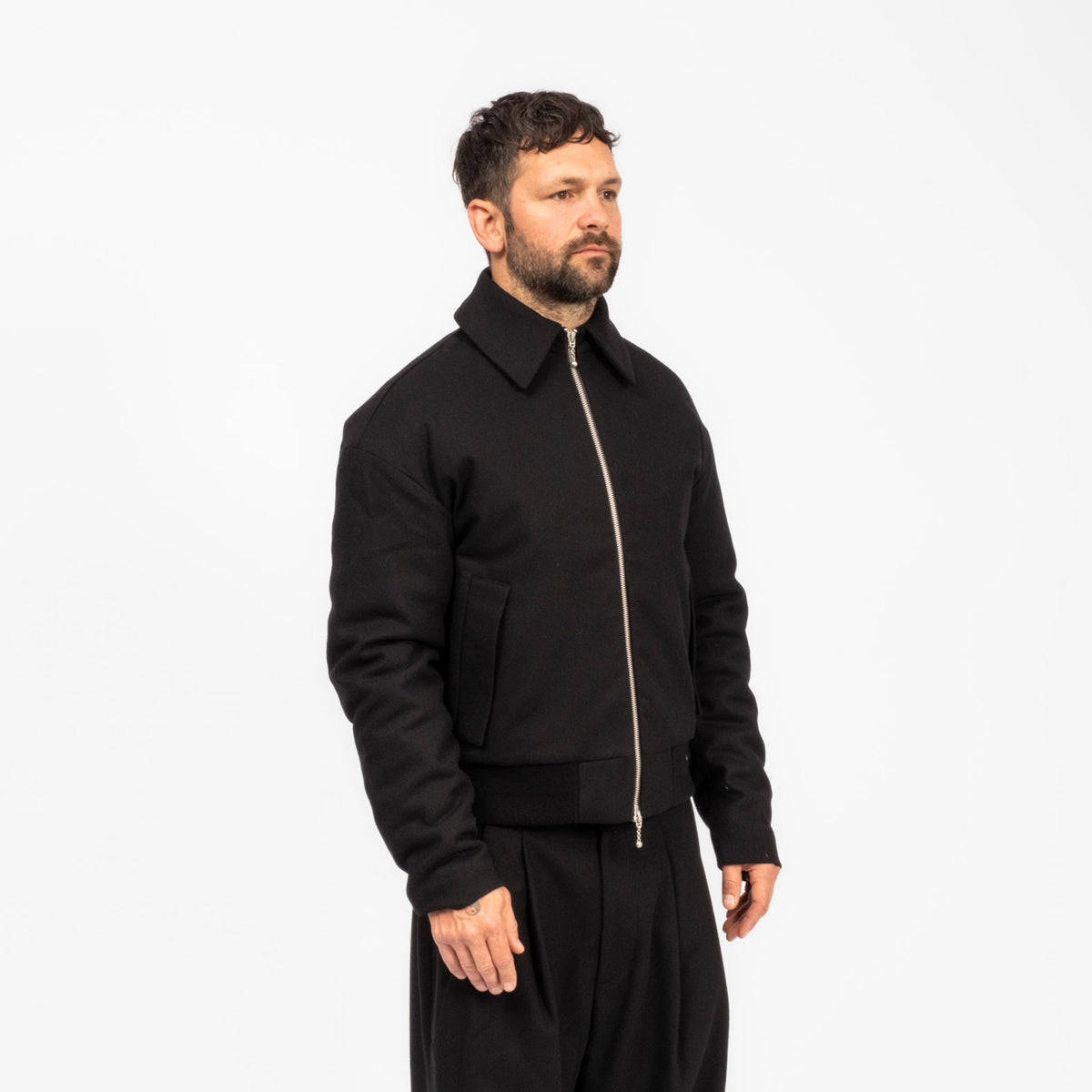 [MERELY MADE] INFORMAL BLOUSON _ INK BLACK