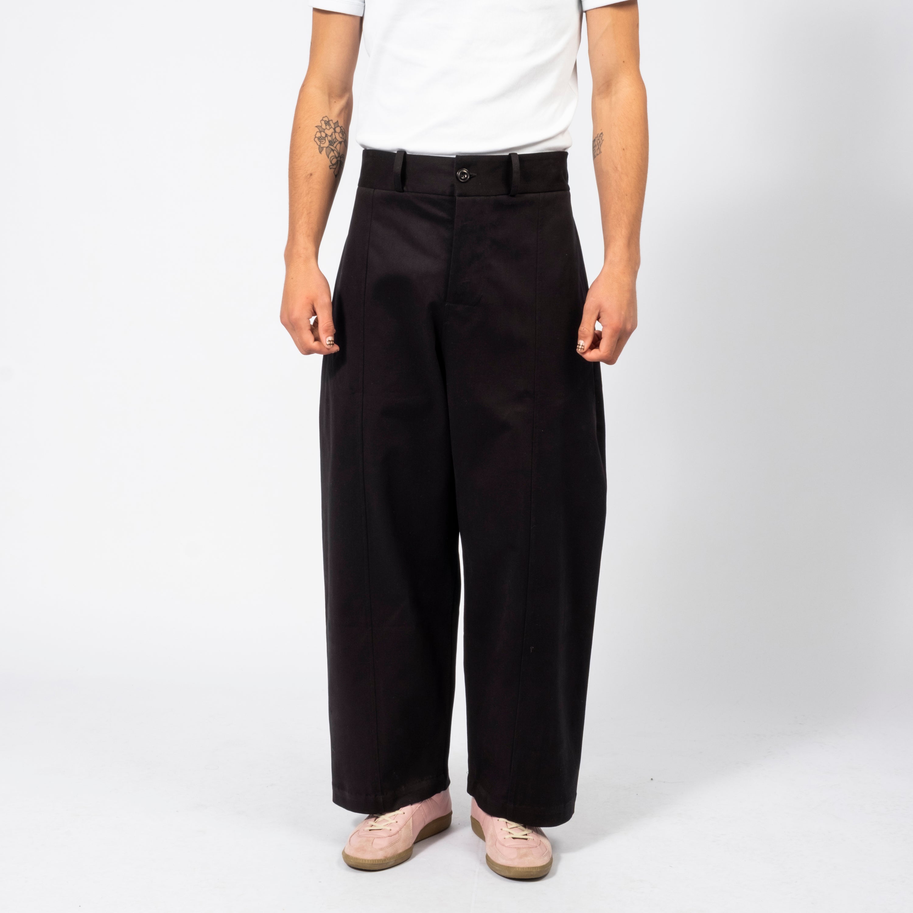 [SAGE NATION] WELT TROUSER _ BLACK