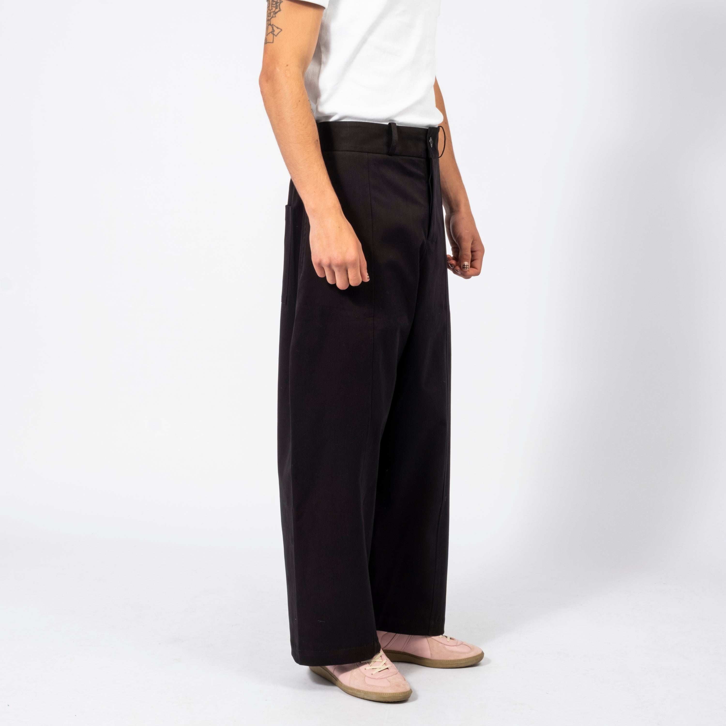 [SAGE NATION] WELT TROUSER _ BLACK