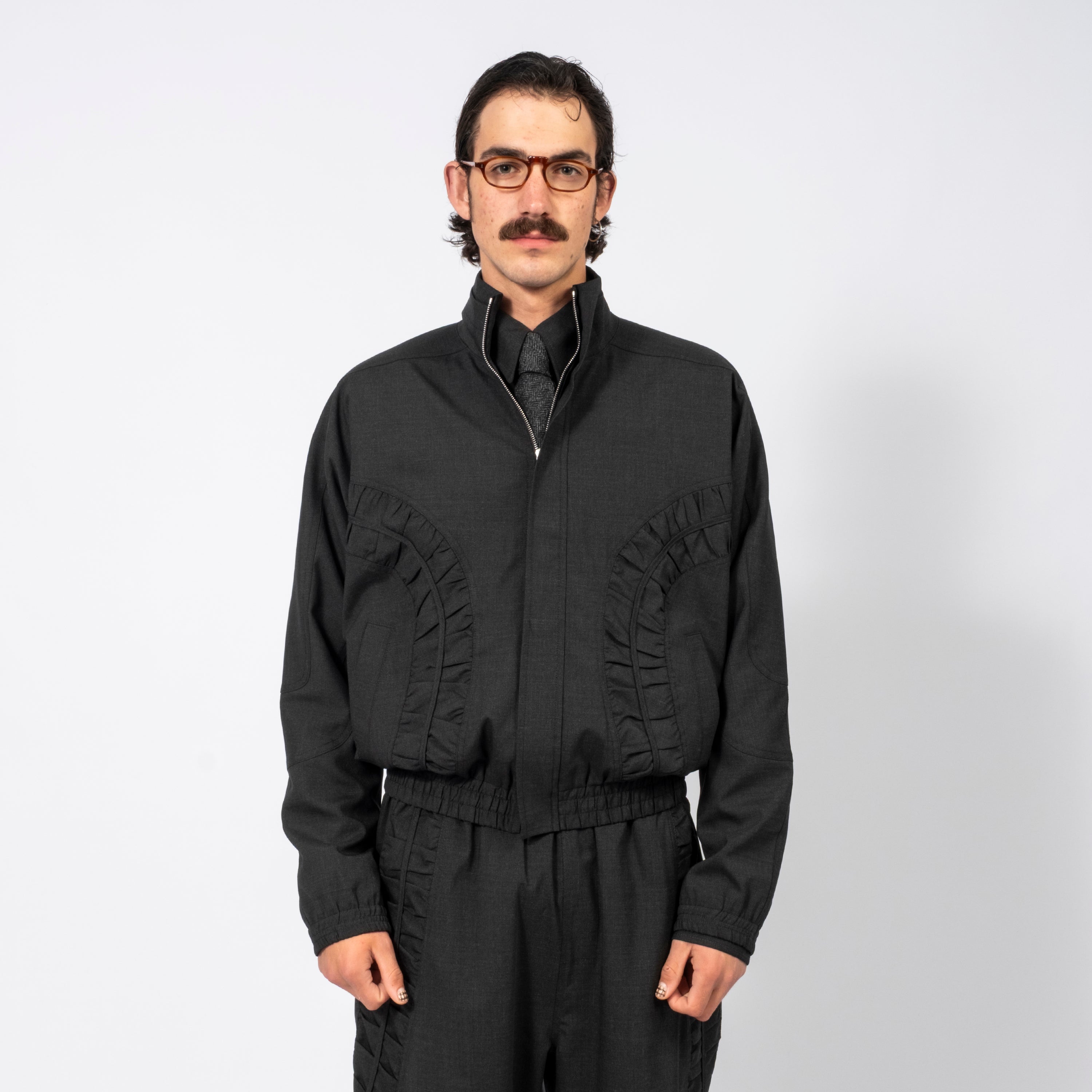 [SAGE NATION] FOSSIL JACKET _ CHARCOAL
