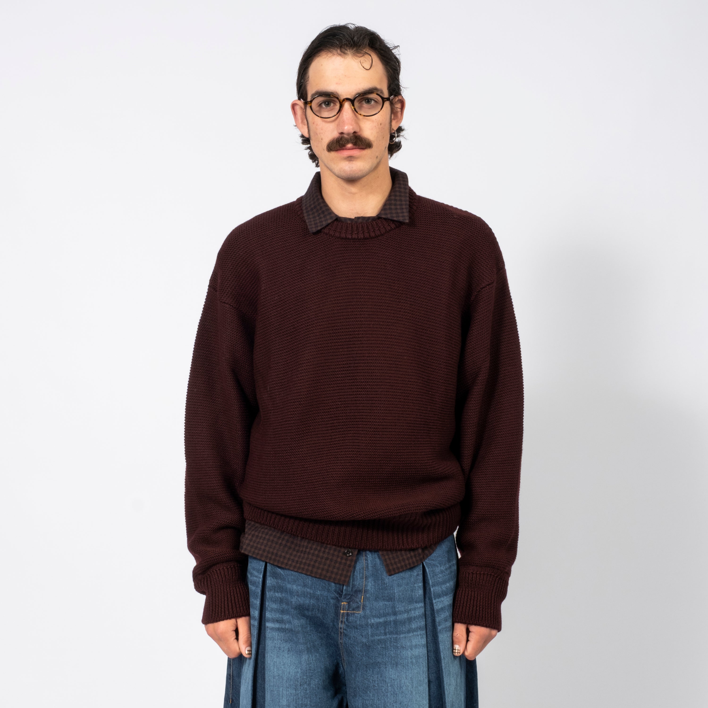 [SAGE NATION] MACKENZIE KNIT _ DARK PLUM