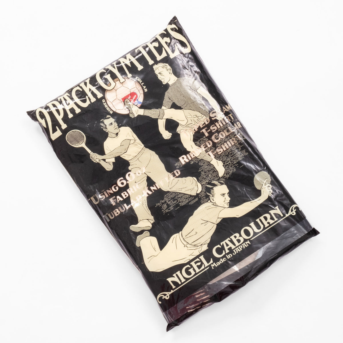[NIGEL CABOURN] 2PACK GYM T-SHIRT _ IVORY